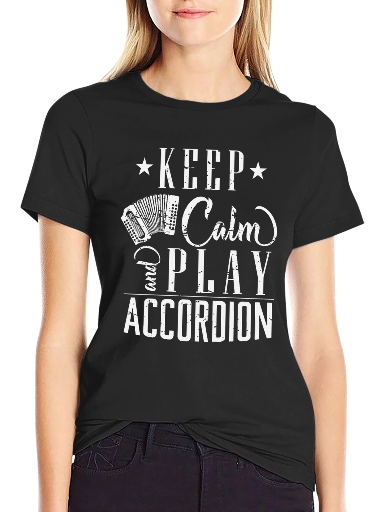 Keep Calm & Play Accordion T-Shirt
