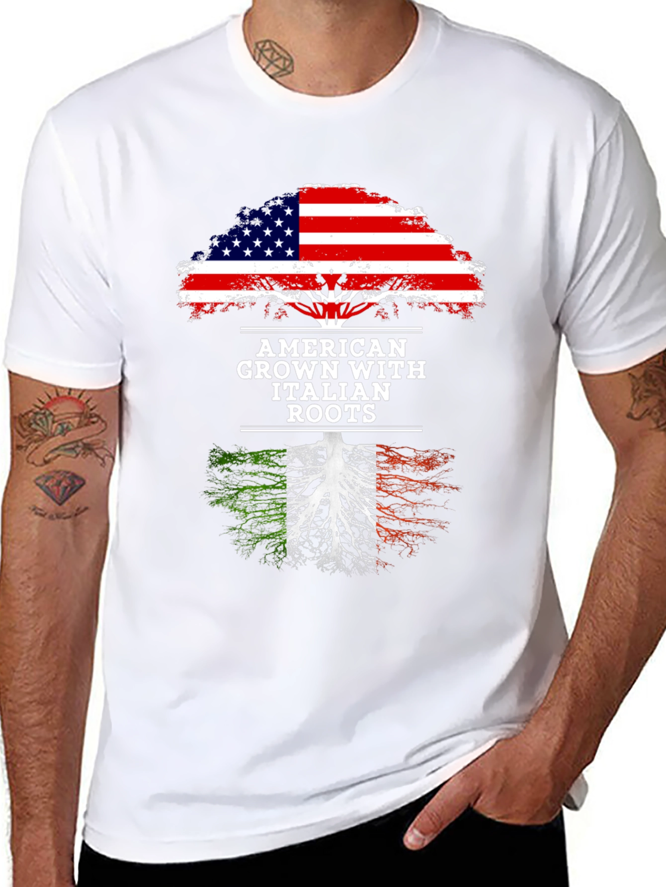 American Grown with Italian Roots T-Shirt