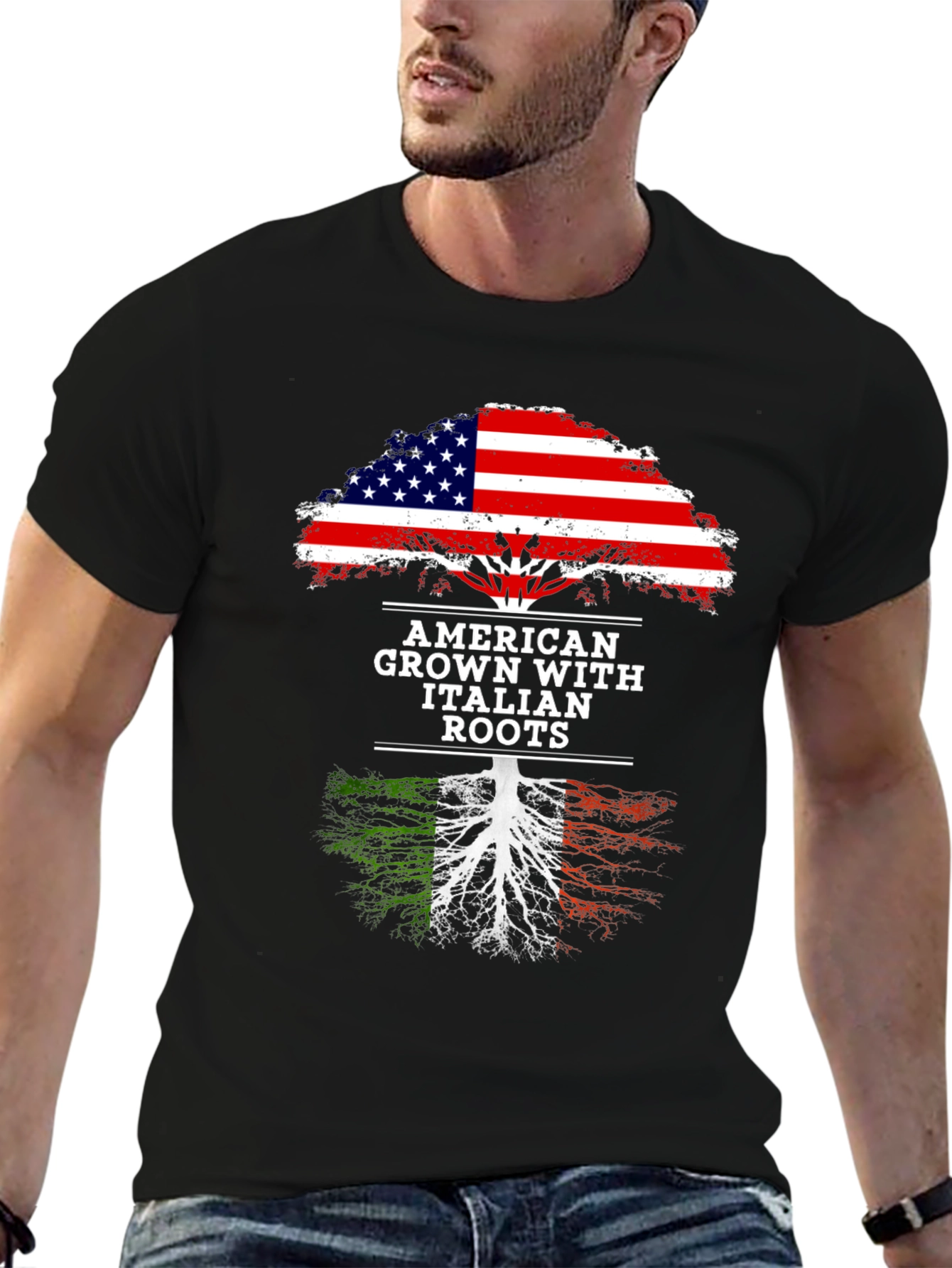 American Grown with Italian Roots T-Shirt