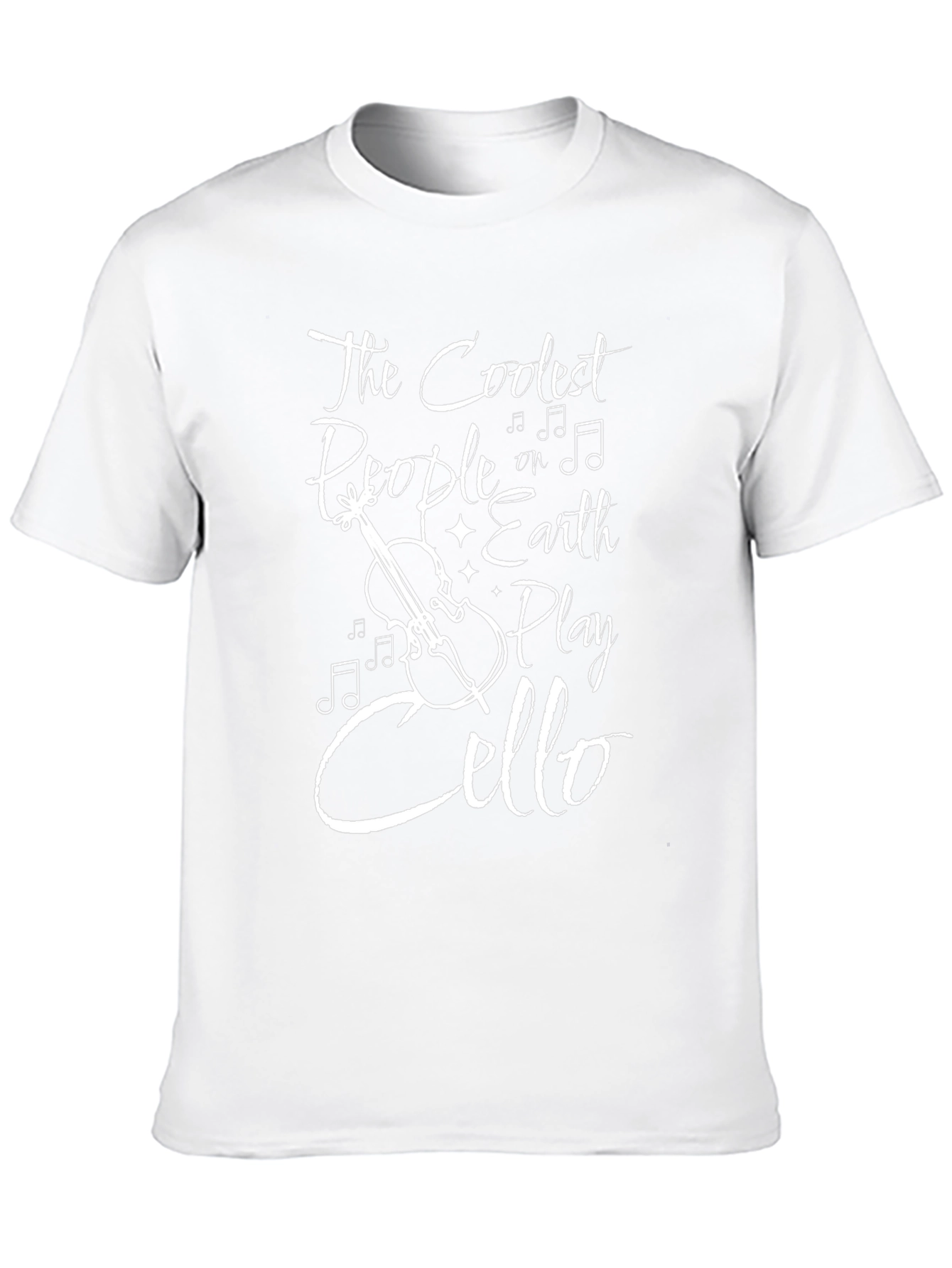 Coolest People Play Cello Graphic T-Shirt