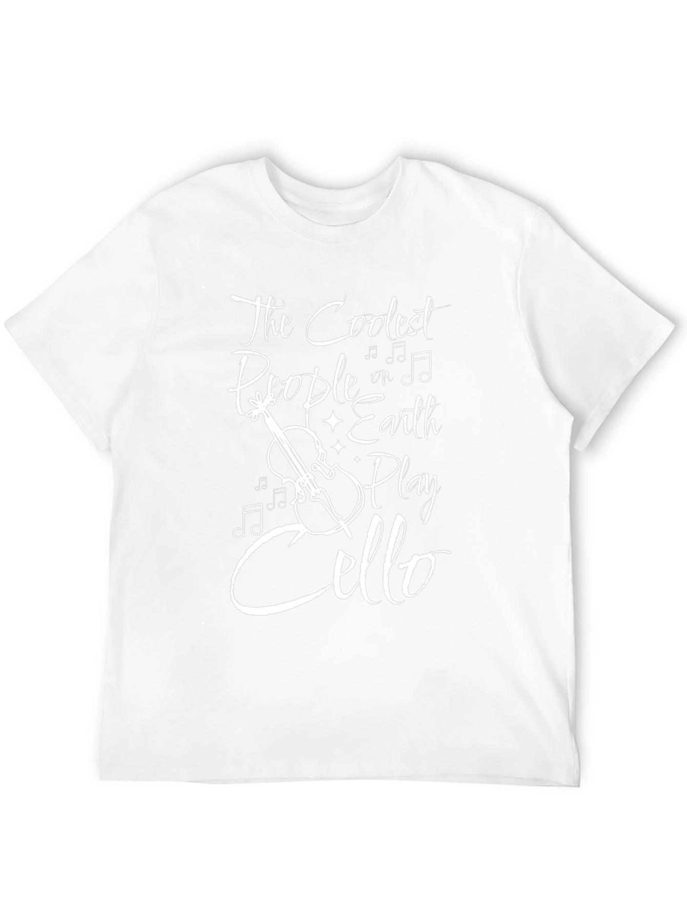 Coolest People Play Cello Graphic T-Shirt