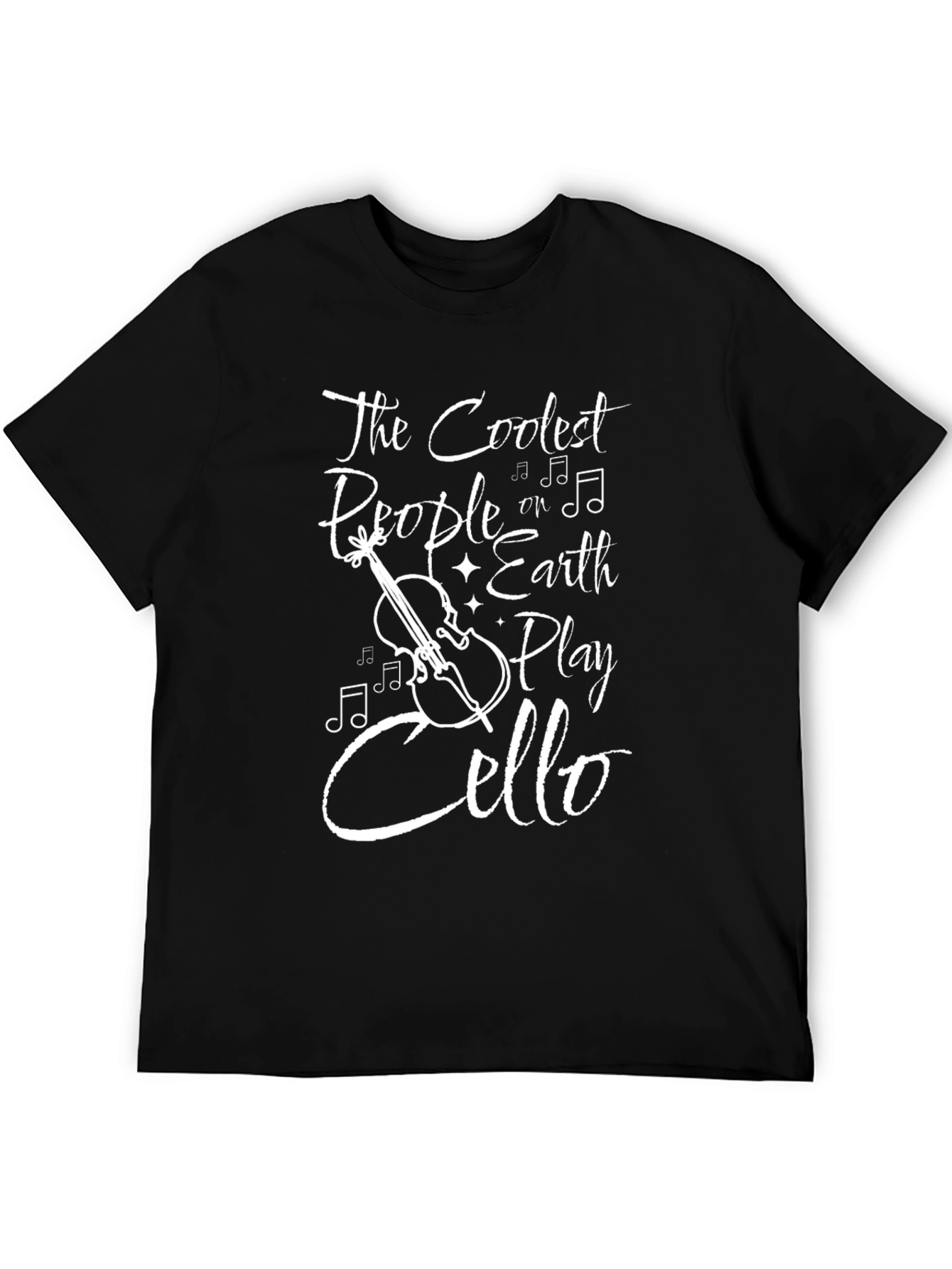 Coolest People Play Cello Graphic T-Shirt