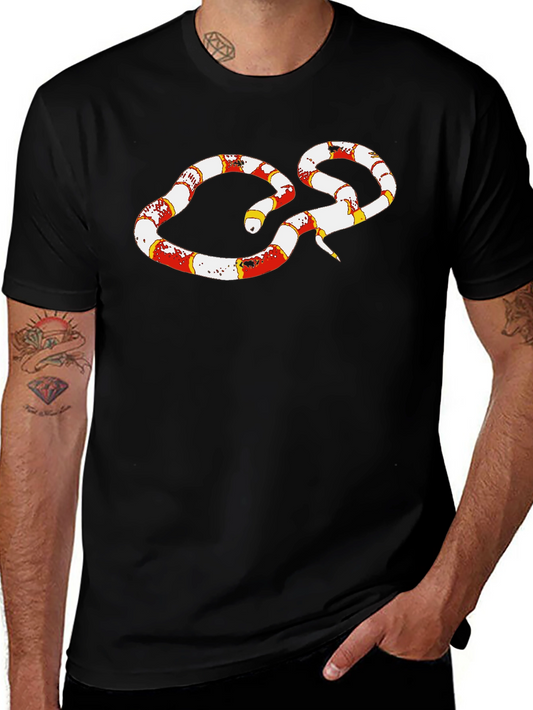 Snake Graphic Black T-Shirt