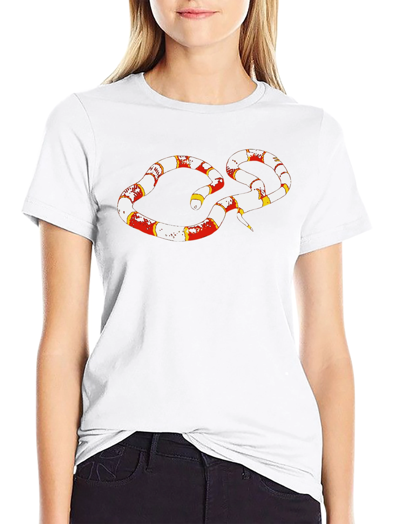 Snake Graphic Black T-Shirt