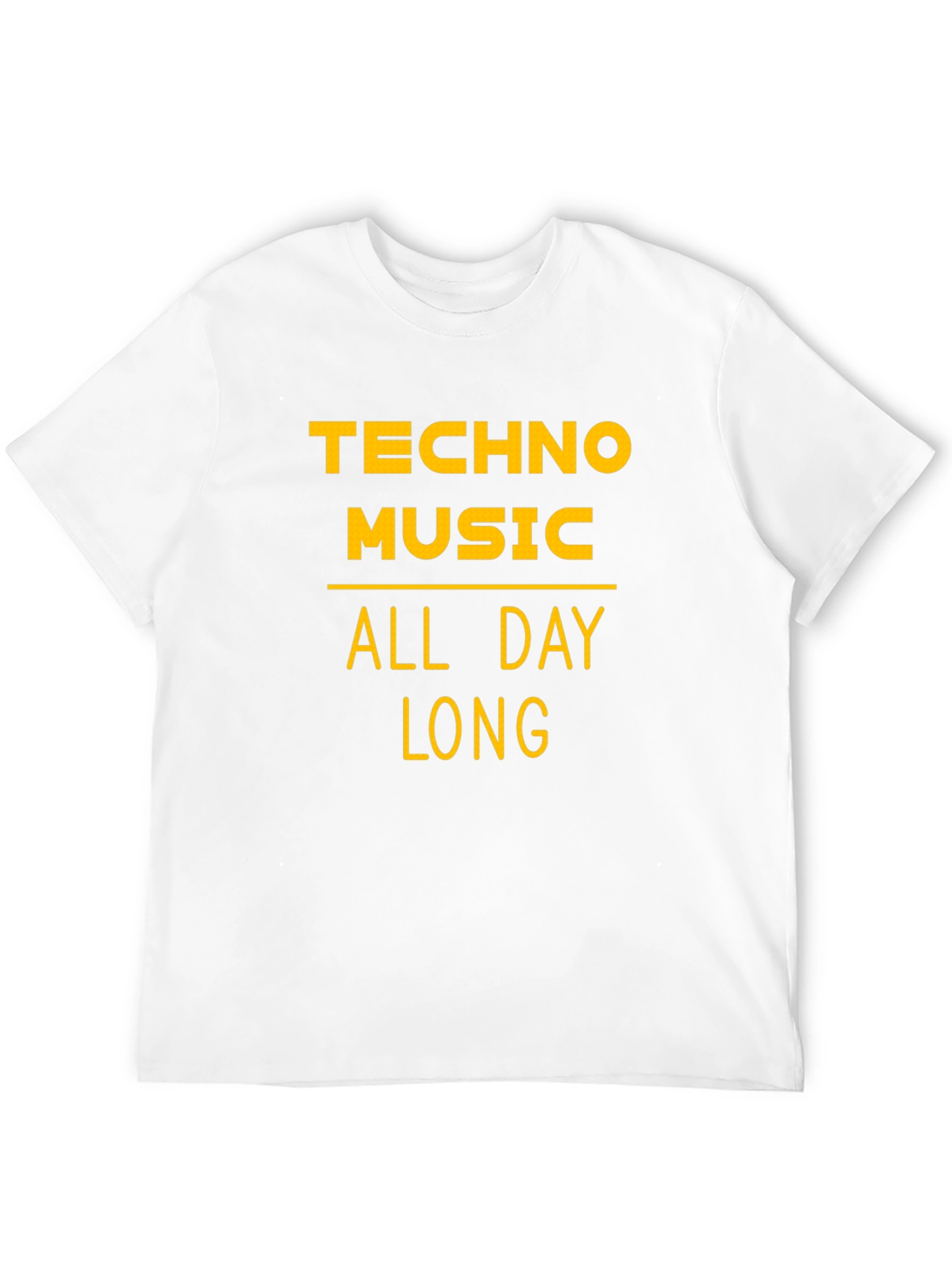 Techno Music All Day Long Graphic T-Shirt