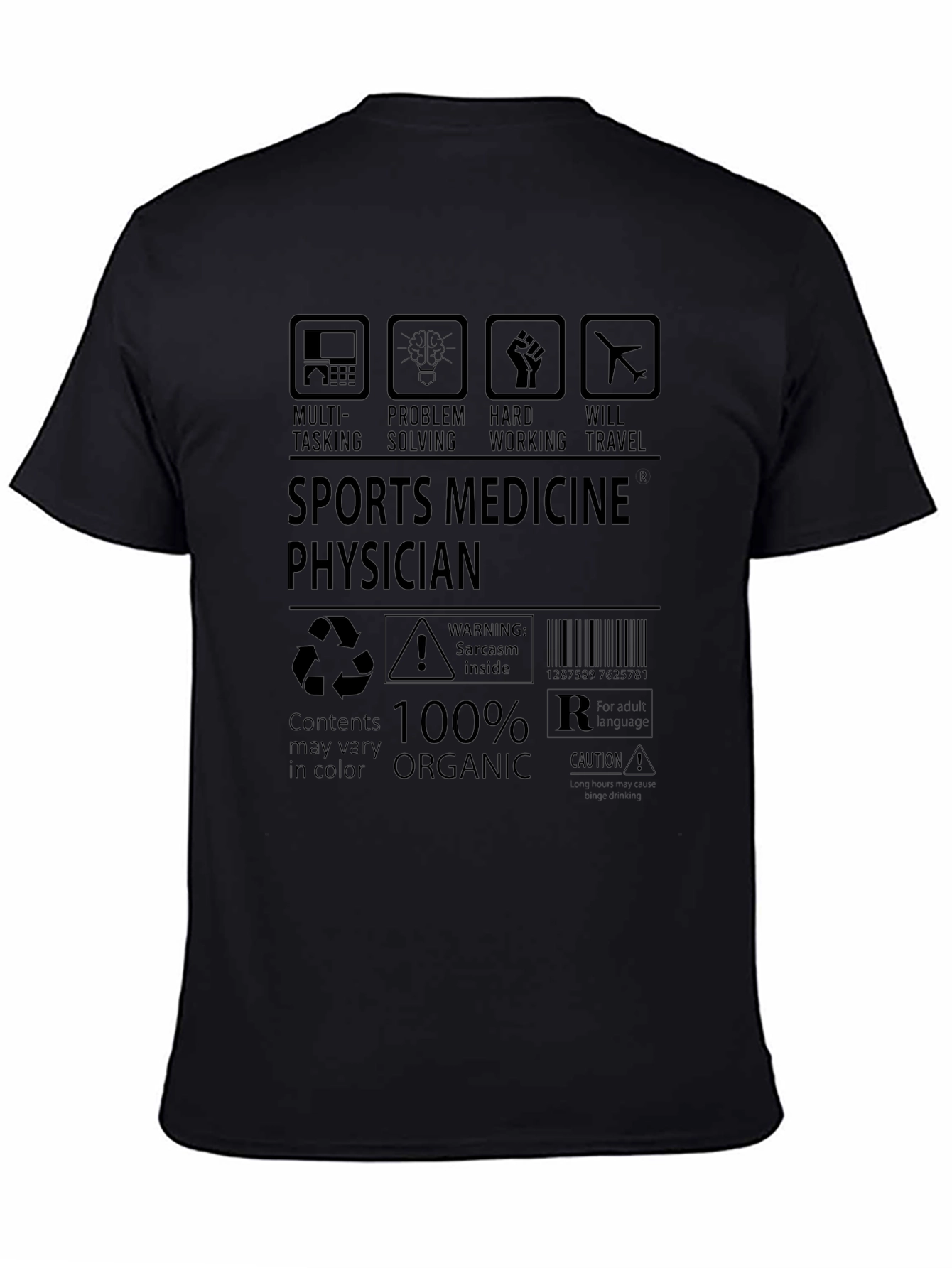 Sports Medicine Physician 100% Organic T-Shirt