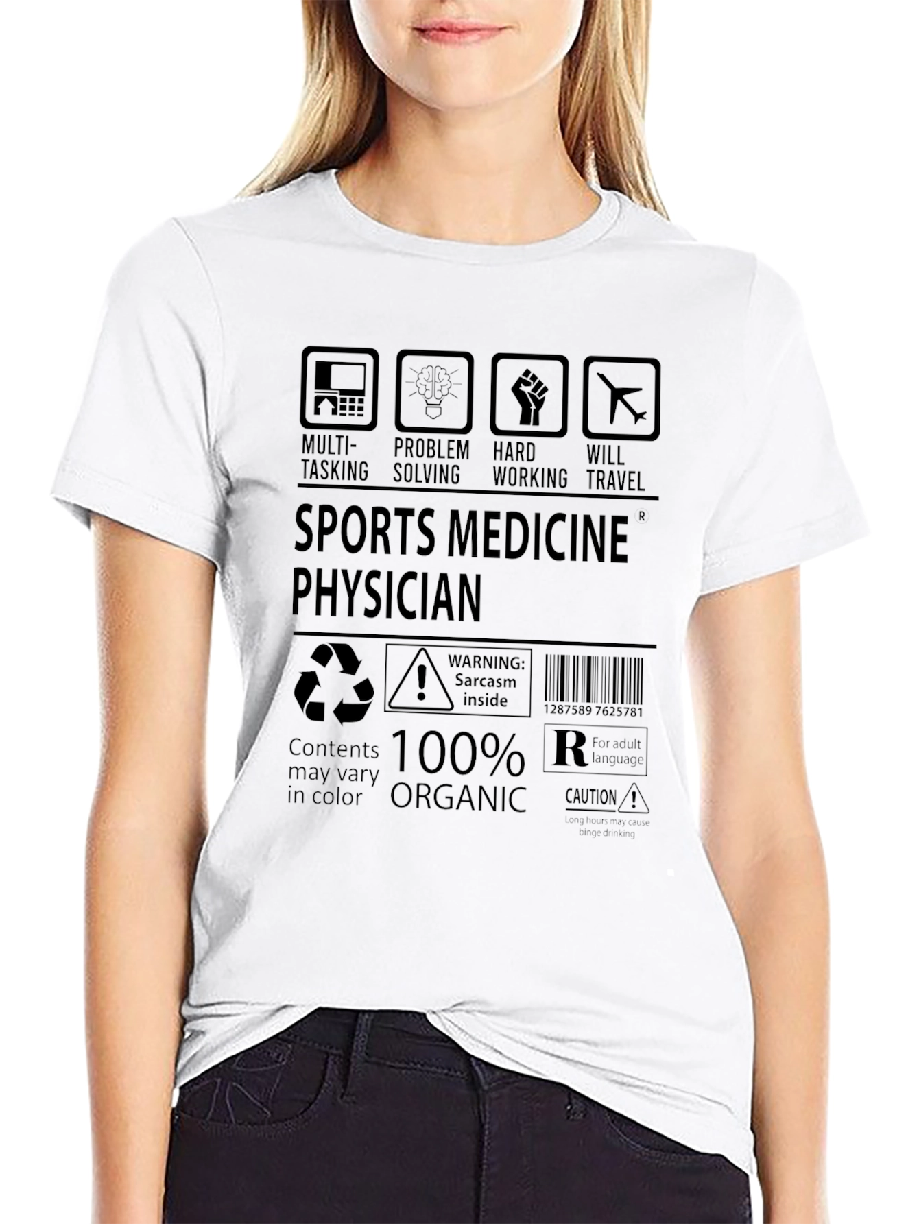 Sports Medicine Physician 100% Organic T-Shirt
