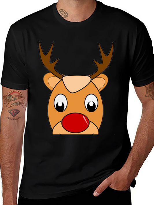 Festive Reindeer T-Shirt - Holiday Cheer!