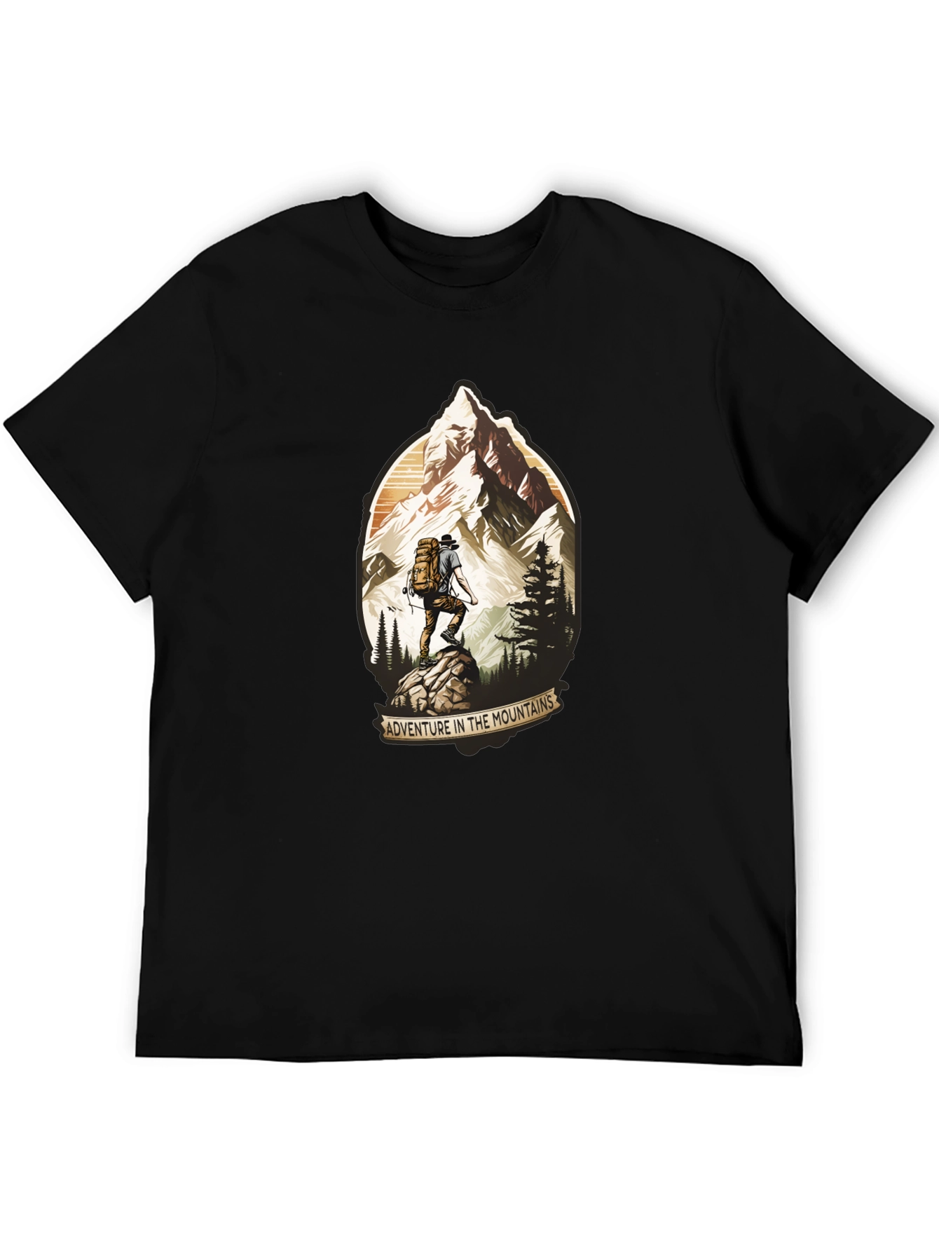 Adventure in the Mountains Graphic T-Shirt