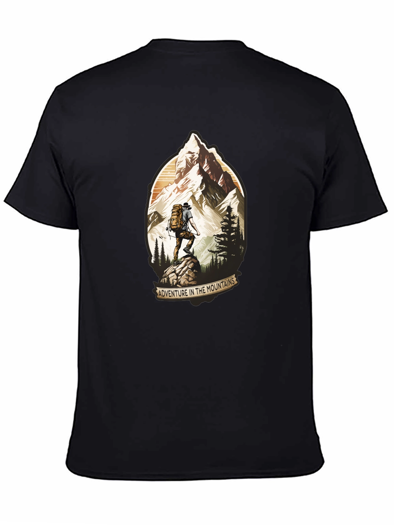 Adventure in the Mountains Graphic T-Shirt
