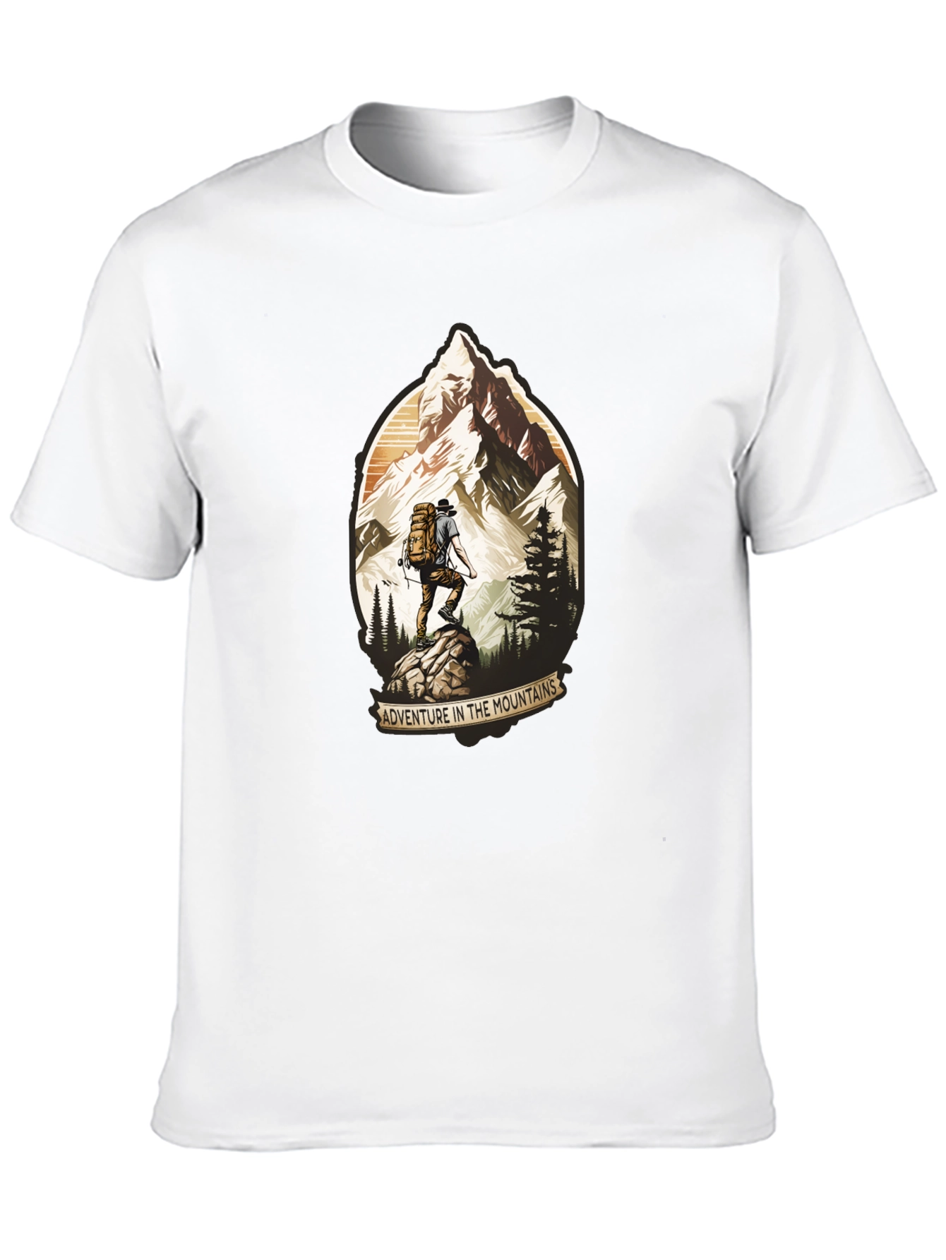 Adventure in the Mountains Graphic T-Shirt
