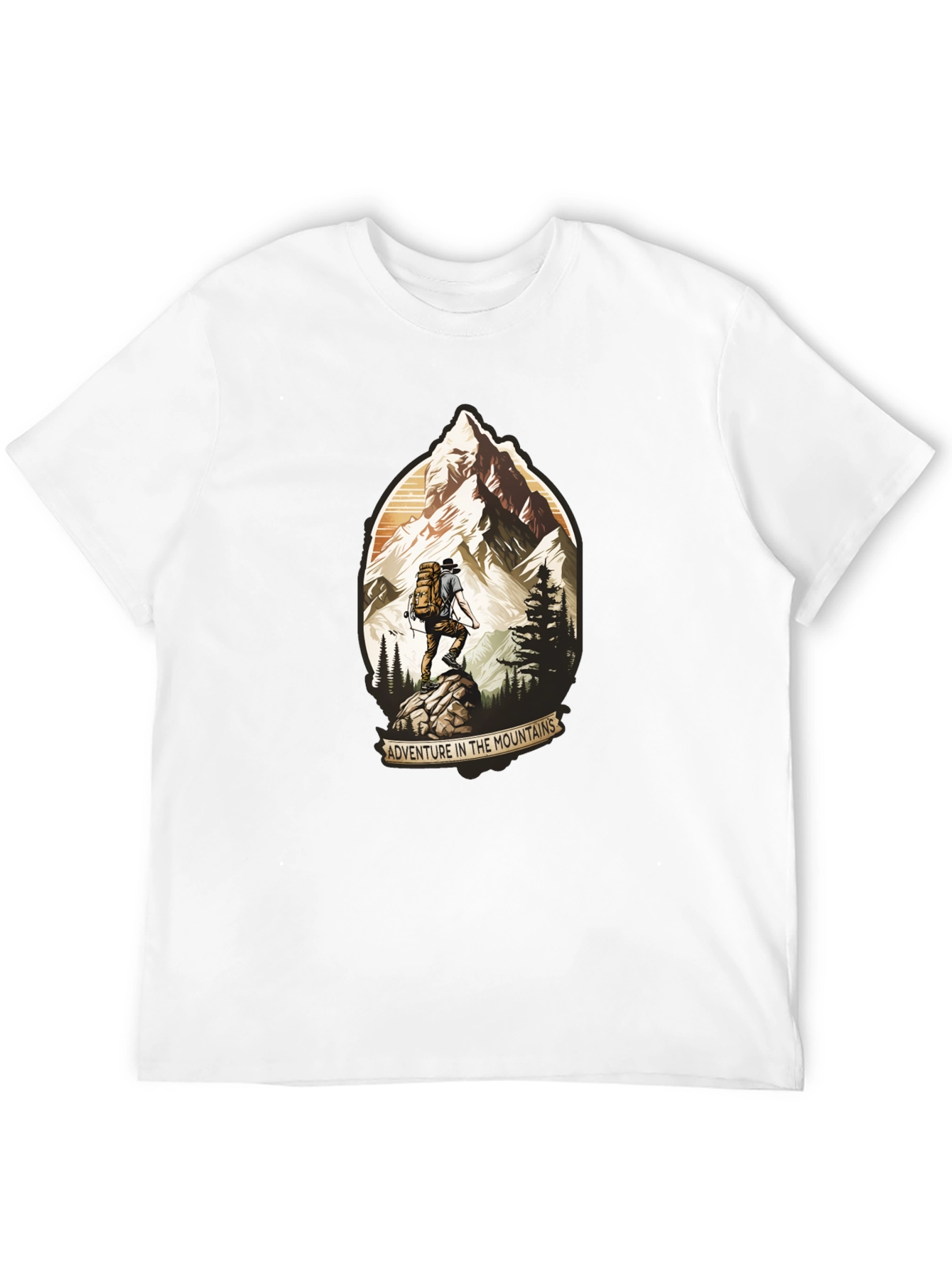 Adventure in the Mountains Graphic T-Shirt