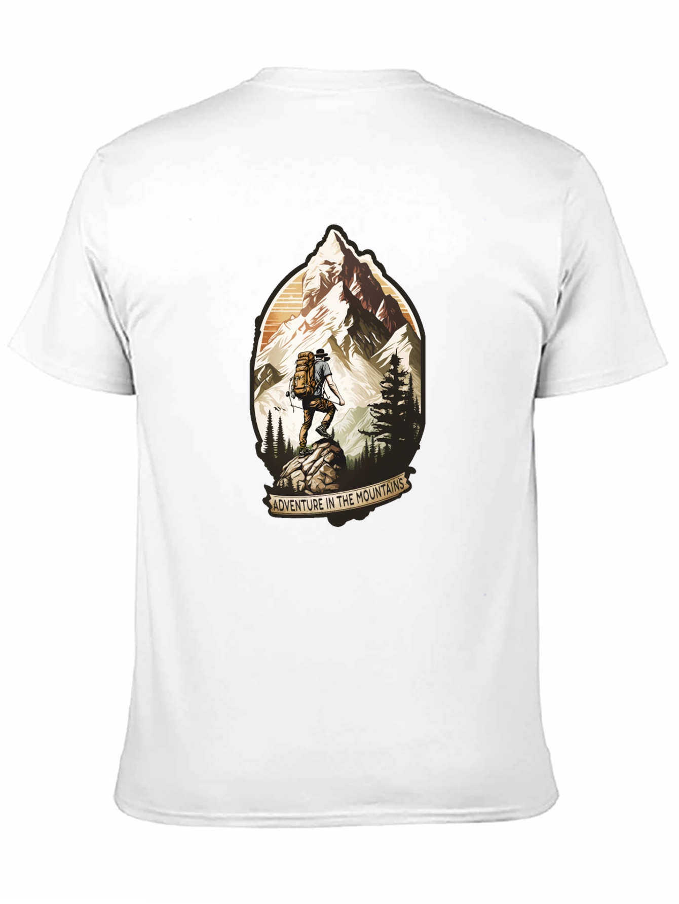 Adventure in the Mountains Graphic T-Shirt