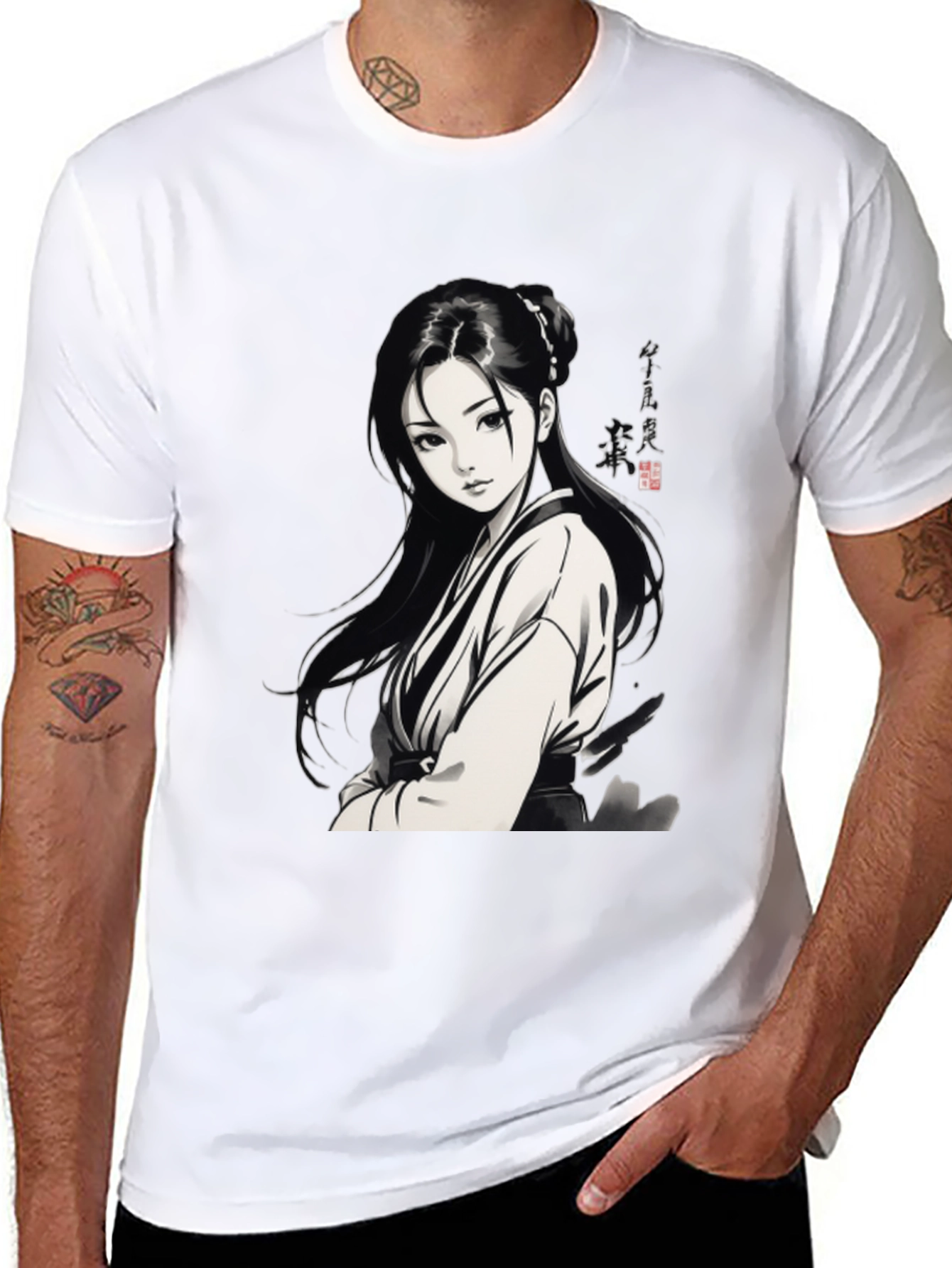 Anime Girl Graphic Tee - Stylish Unisex T-Shirt