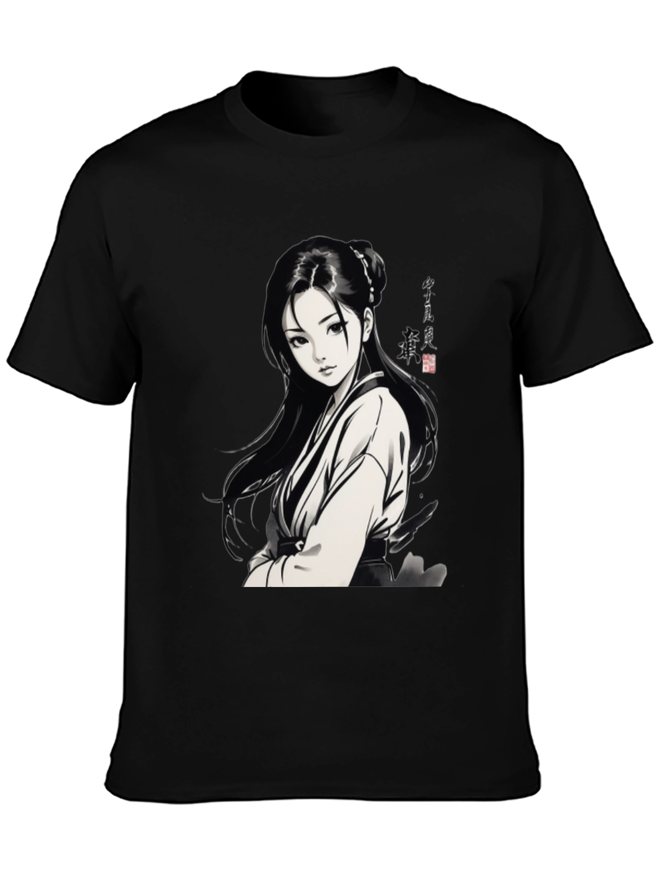 Anime Girl Graphic Tee - Stylish Unisex T-Shirt