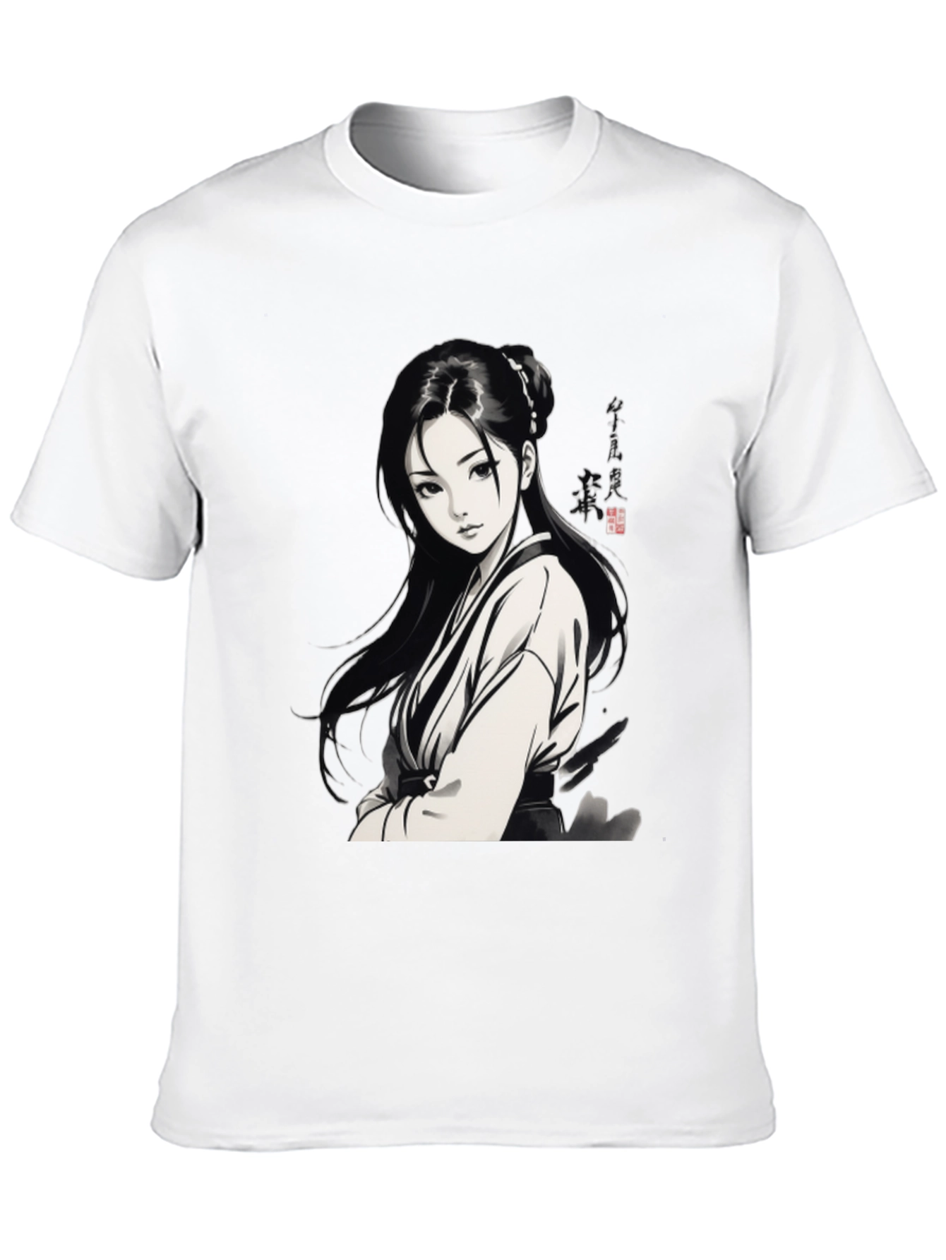 Anime Girl Graphic Tee - Stylish Unisex T-Shirt