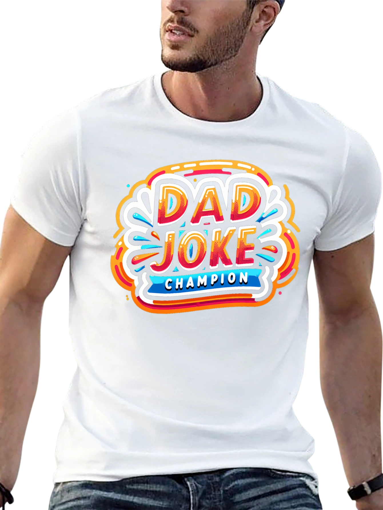 Dad Joke Champion Graphic T-Shirt