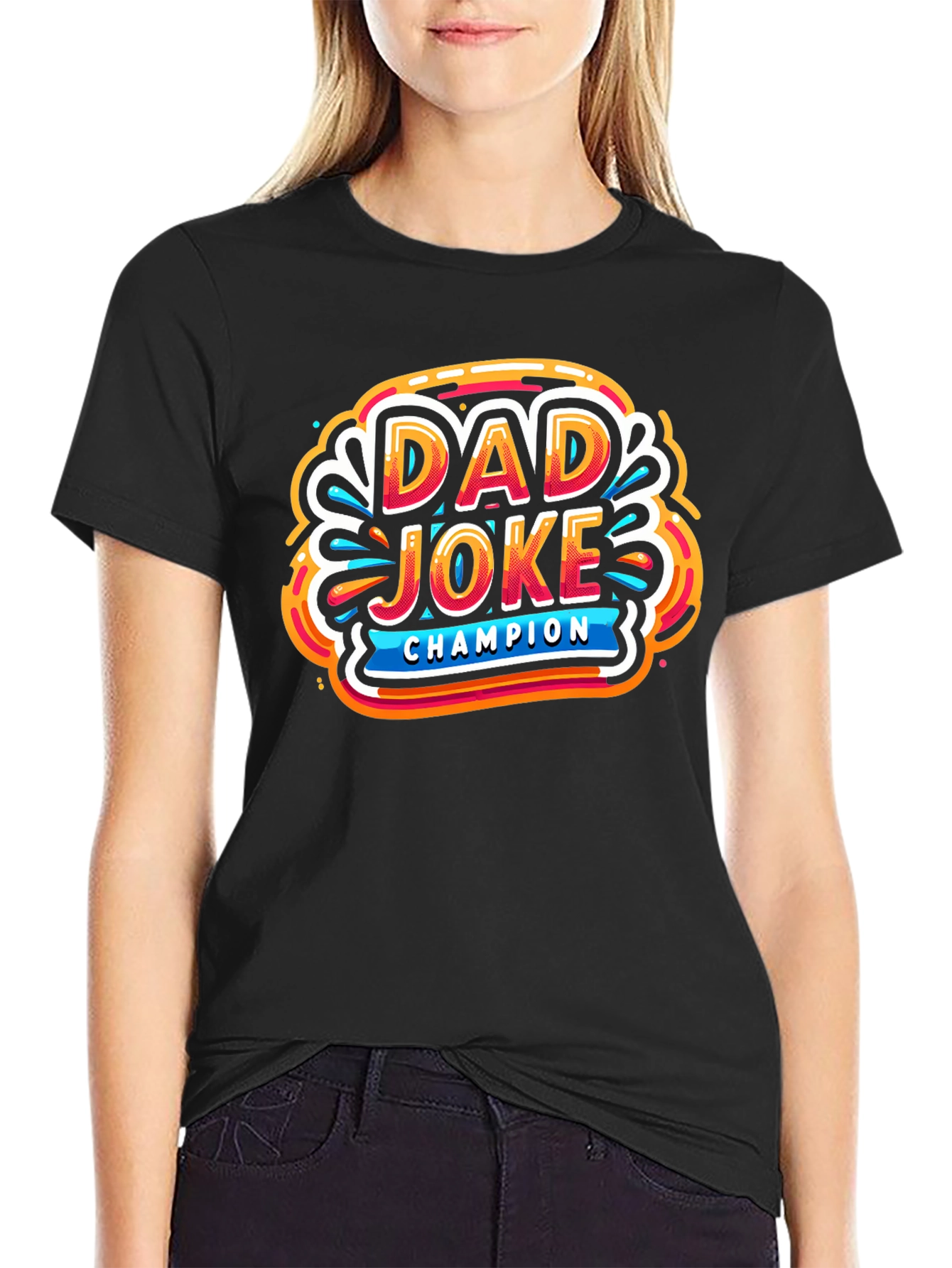 Dad Joke Champion Graphic T-Shirt