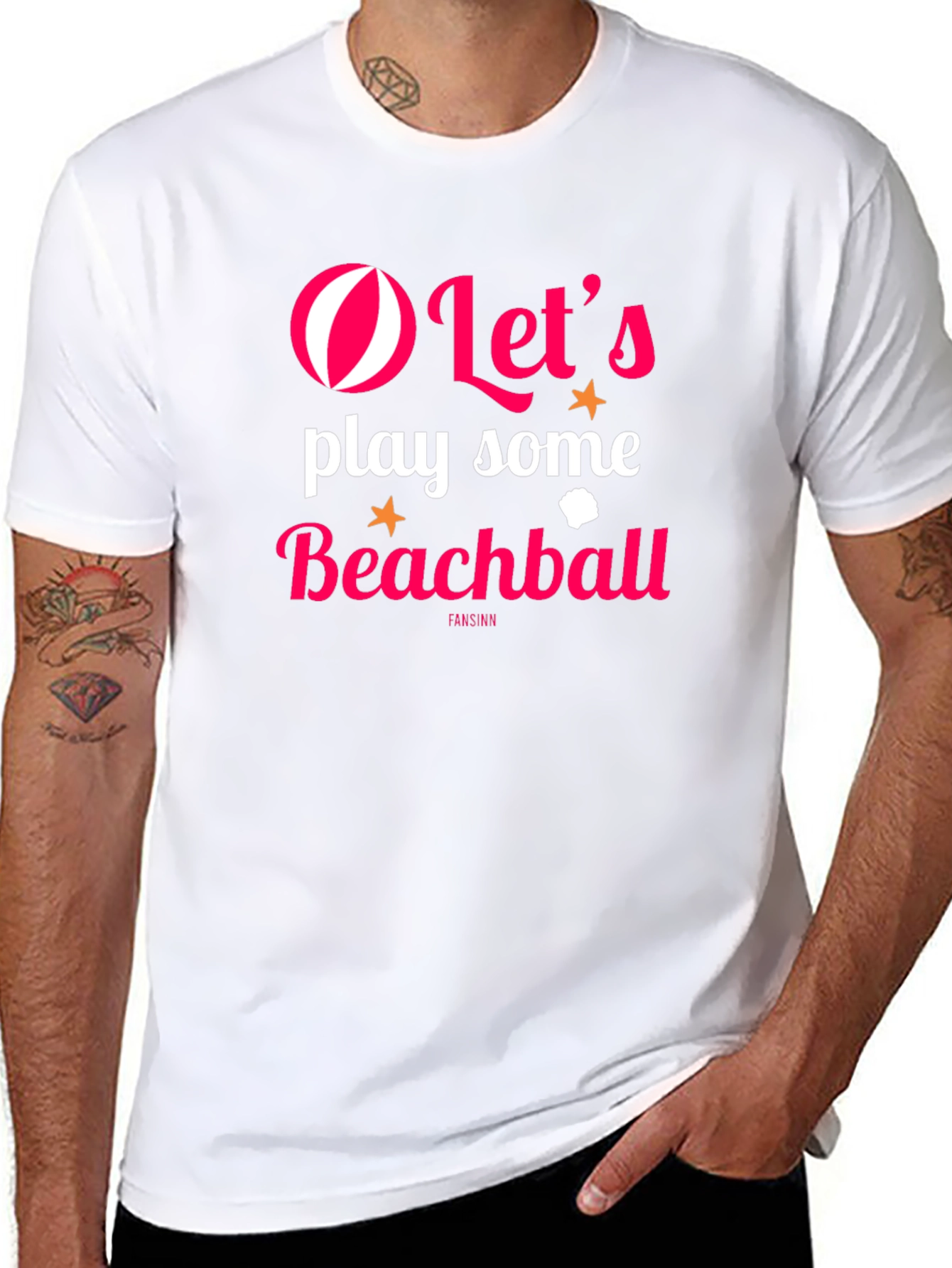 Beachball Graphic T-Shirt - Play Some Beachball!