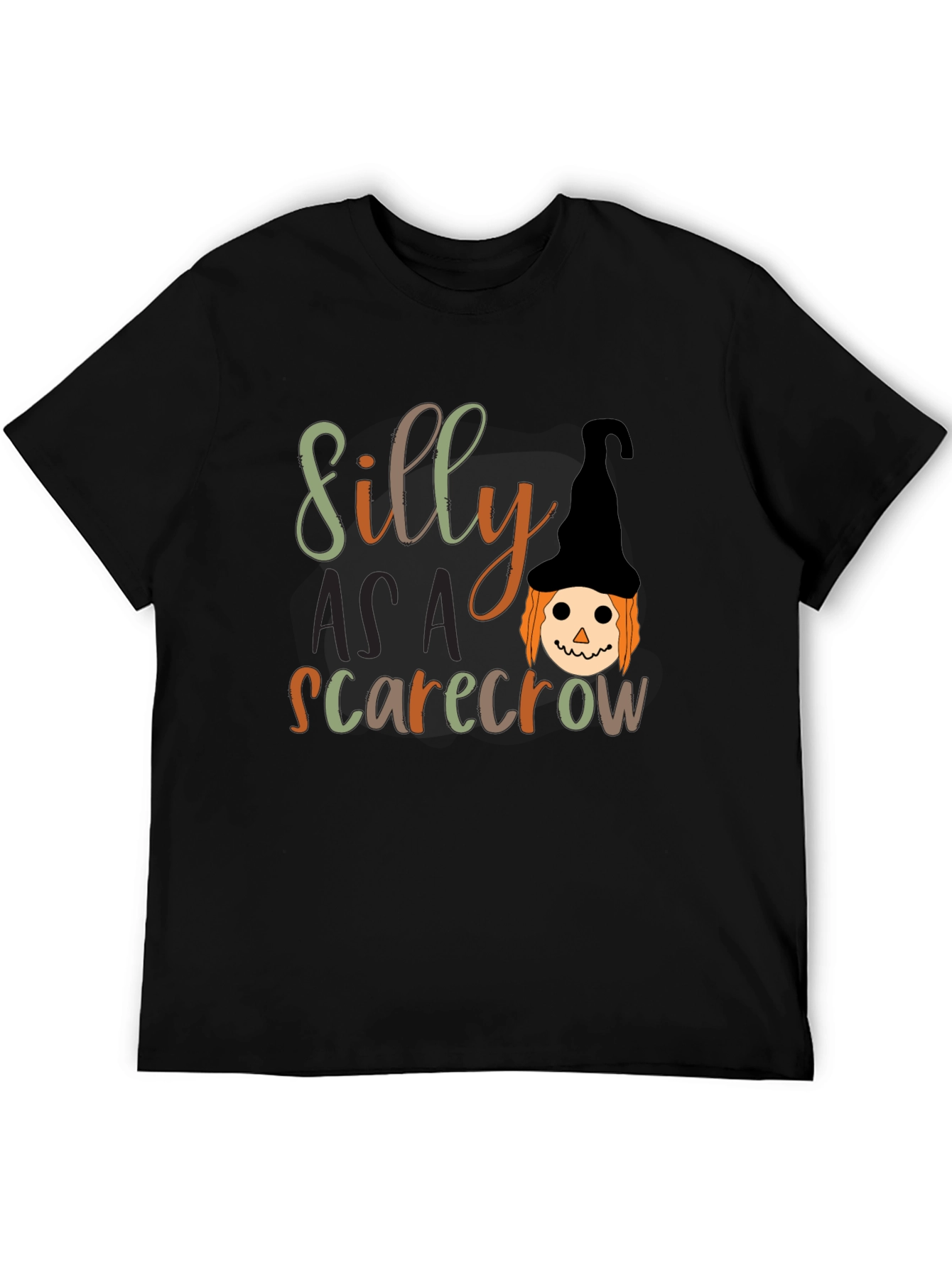 Silly Scarecrow Graphic Tee - Halloween T-Shirt