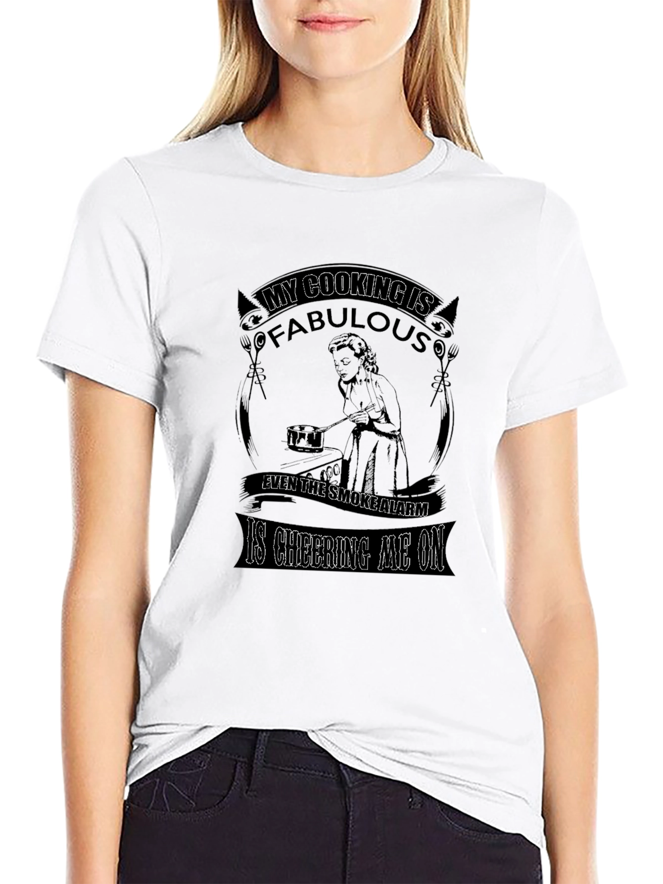 Funny Cooking T-Shirt - My Cooking is Fabulous