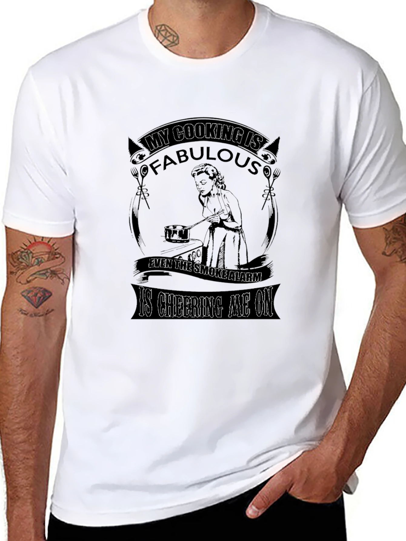 Funny Cooking T-Shirt - My Cooking is Fabulous