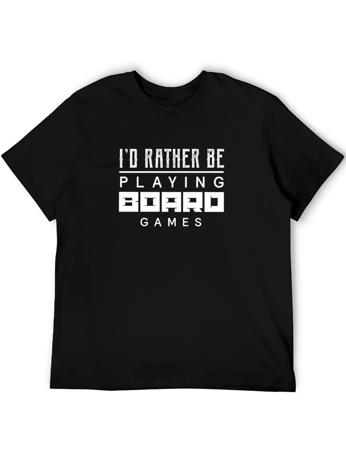 Board Game Enthusiast T-Shirt - Id Rather Be Playing