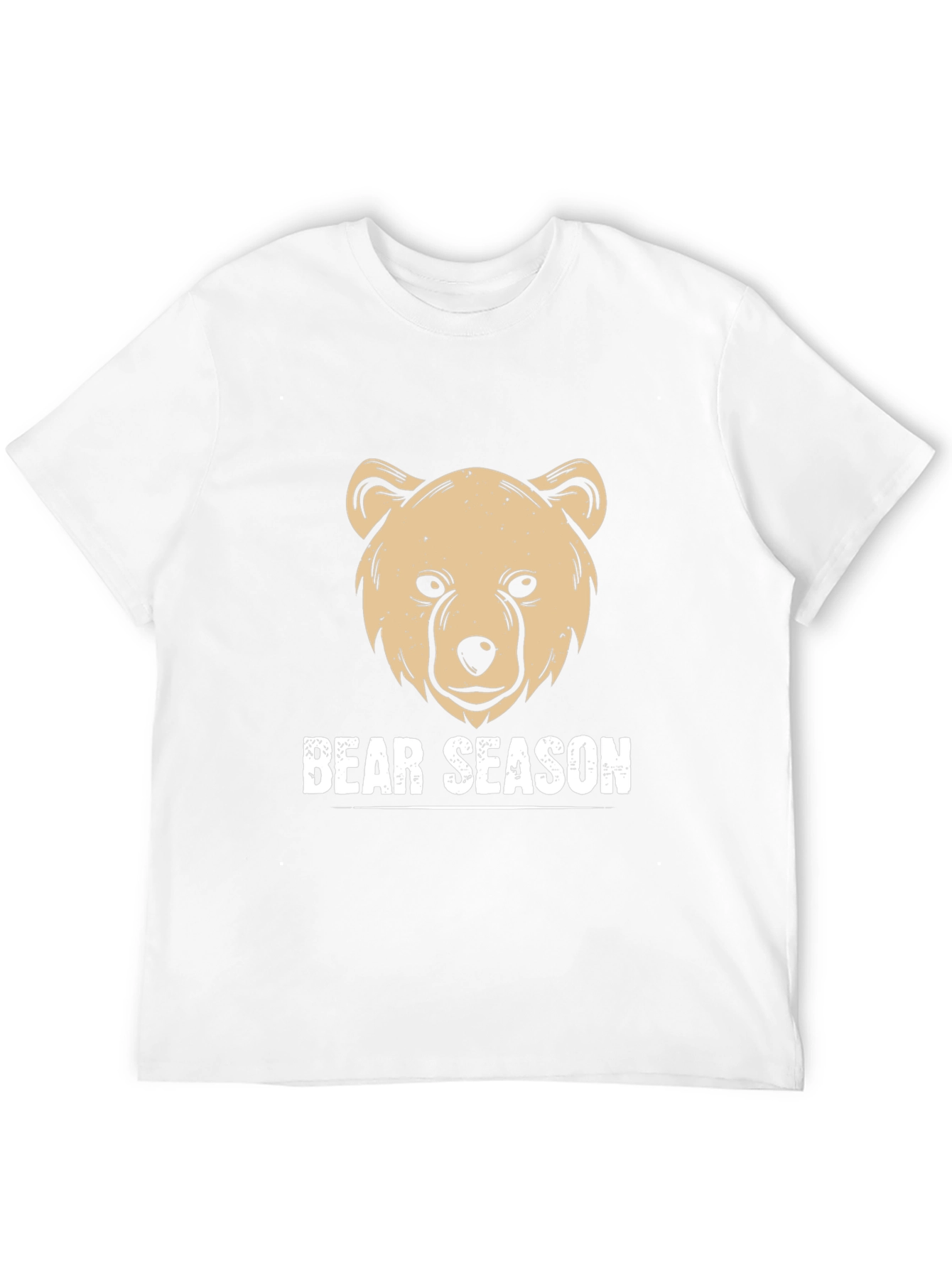 Bear Season Graphic T-Shirt - Black Casual Wear