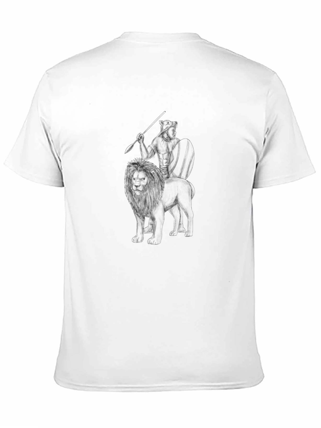 Lion Rider Black Graphic Tee