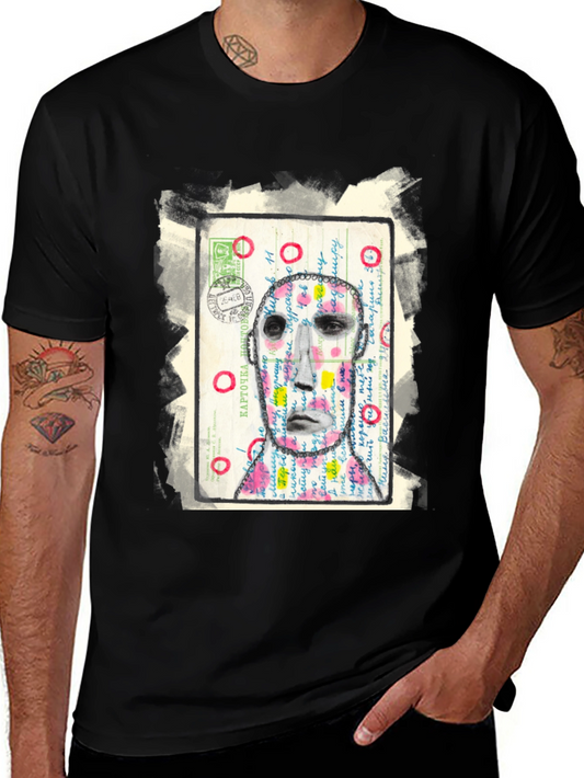 Artistic Portrait Graphic Tee - Unique Style