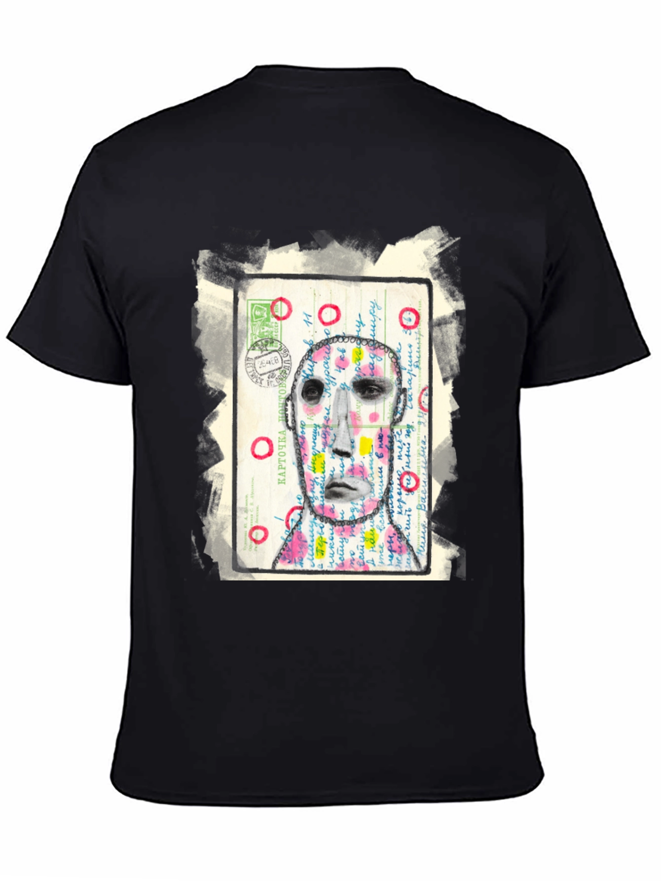 Artistic Portrait Graphic Tee - Unique Style