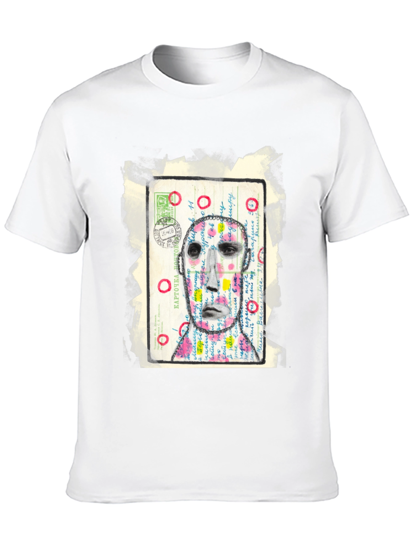 Artistic Portrait Graphic Tee - Unique Style