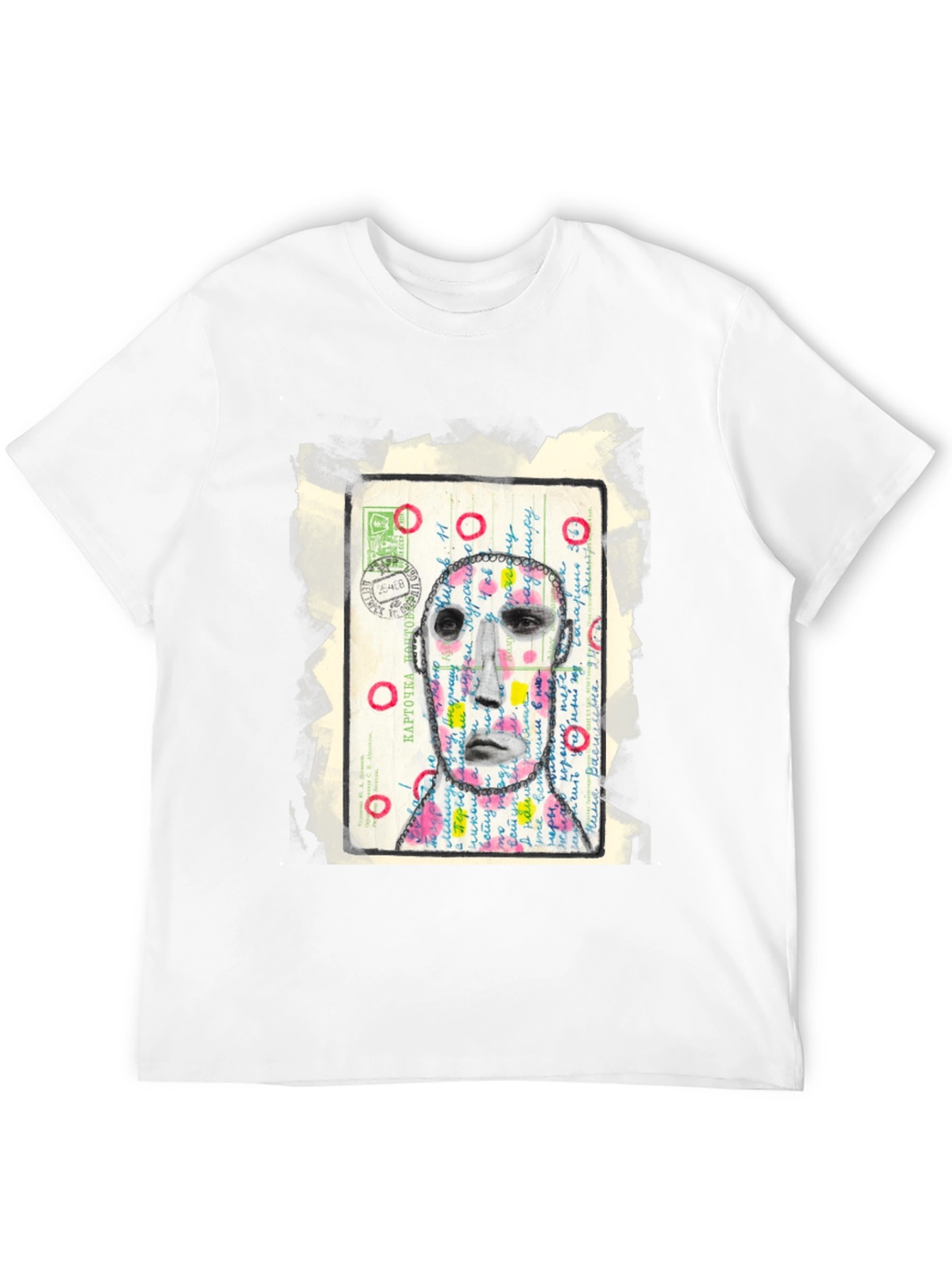 Artistic Portrait Graphic Tee - Unique Style