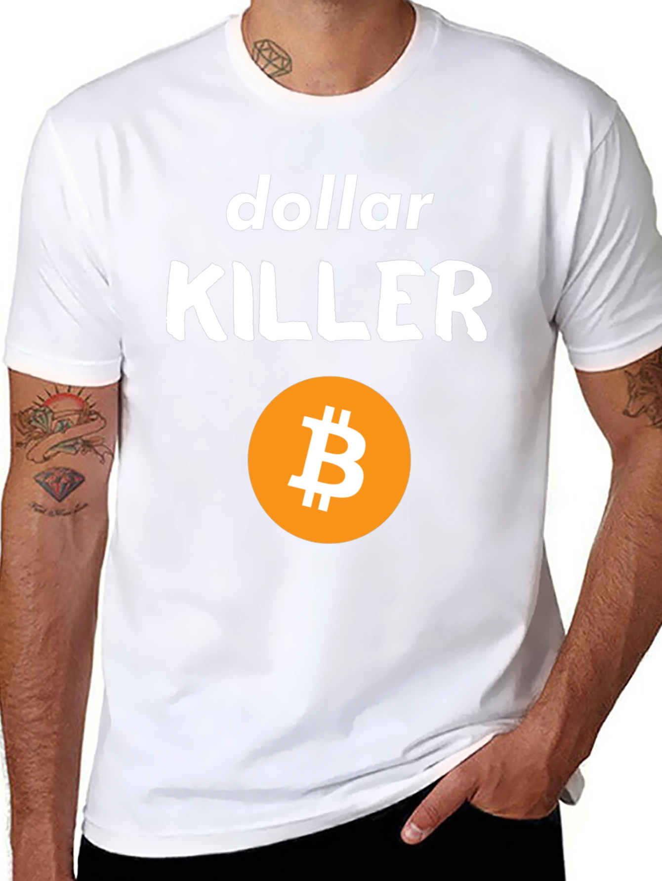 Bitcoin Dollar Killer Graphic T-Shirt
