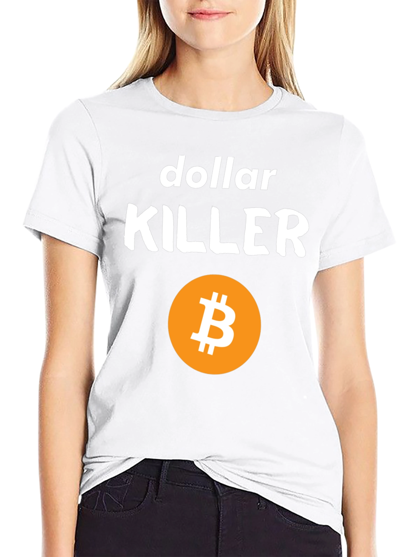 Bitcoin Dollar Killer Graphic T-Shirt
