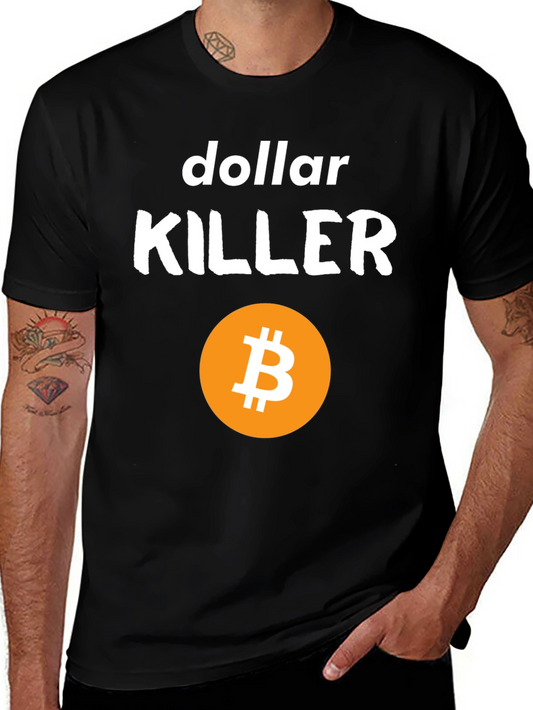 Bitcoin Dollar Killer Graphic T-Shirt