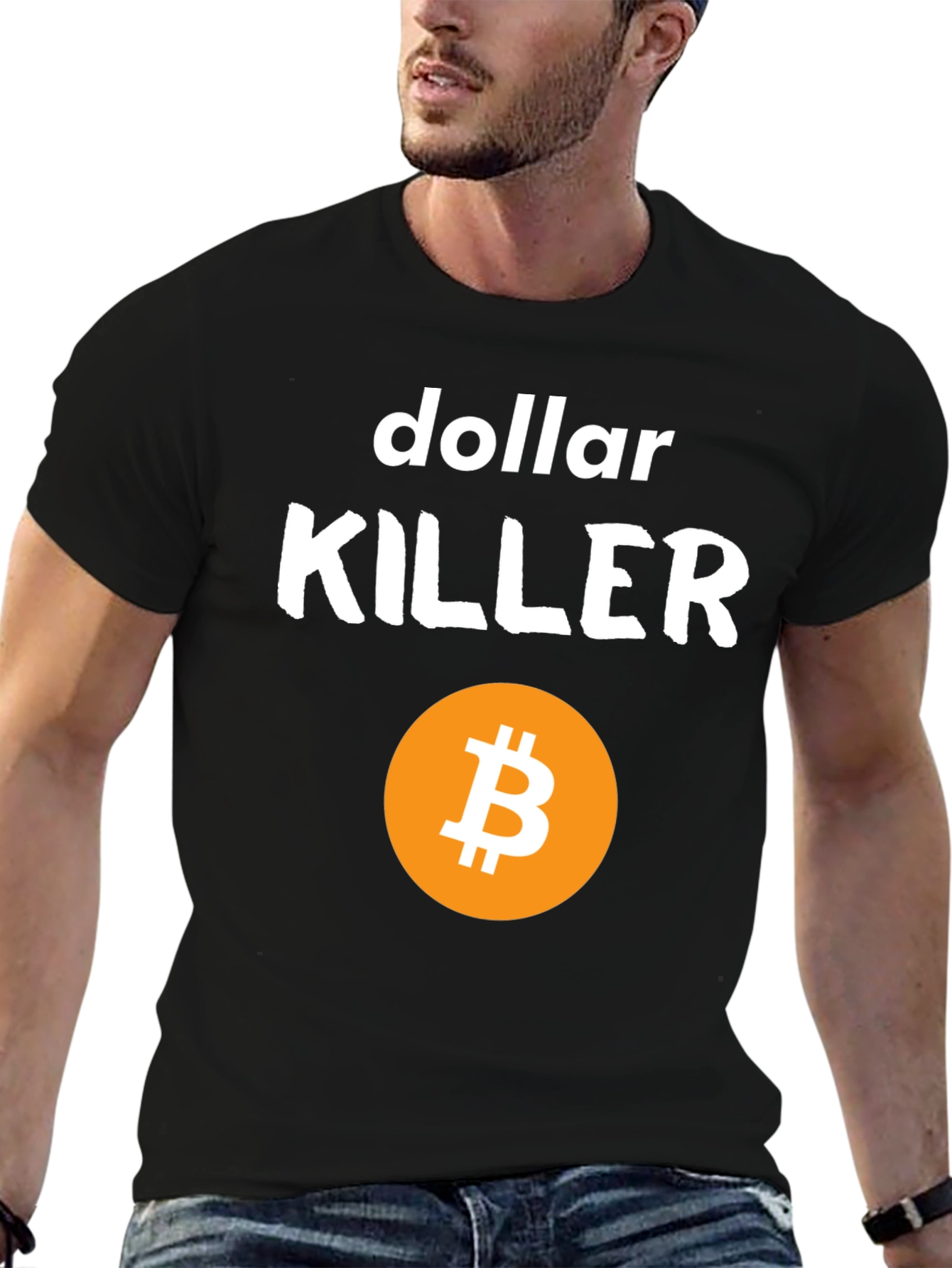 Bitcoin Dollar Killer Graphic T-Shirt