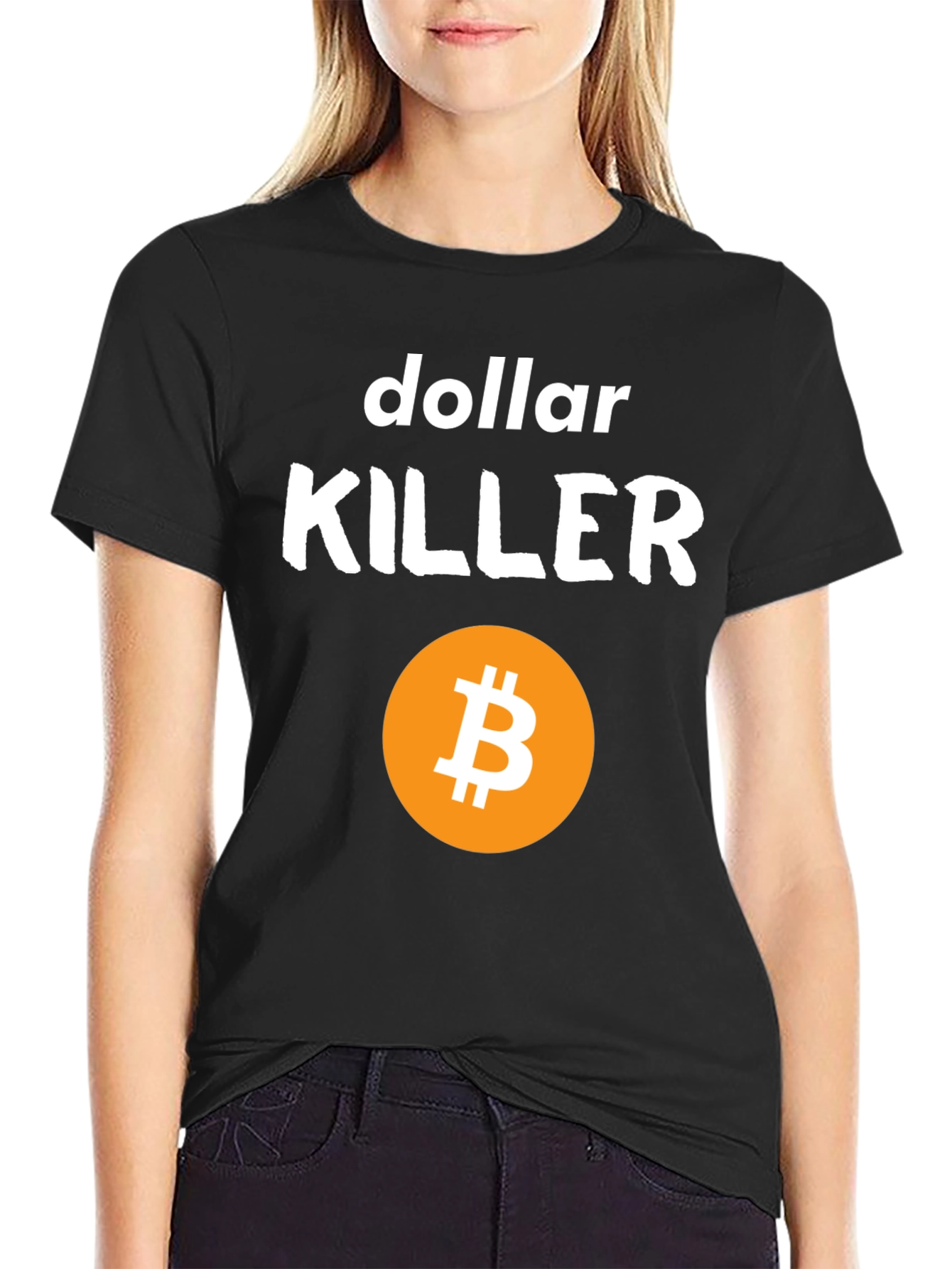 Bitcoin Dollar Killer Graphic T-Shirt