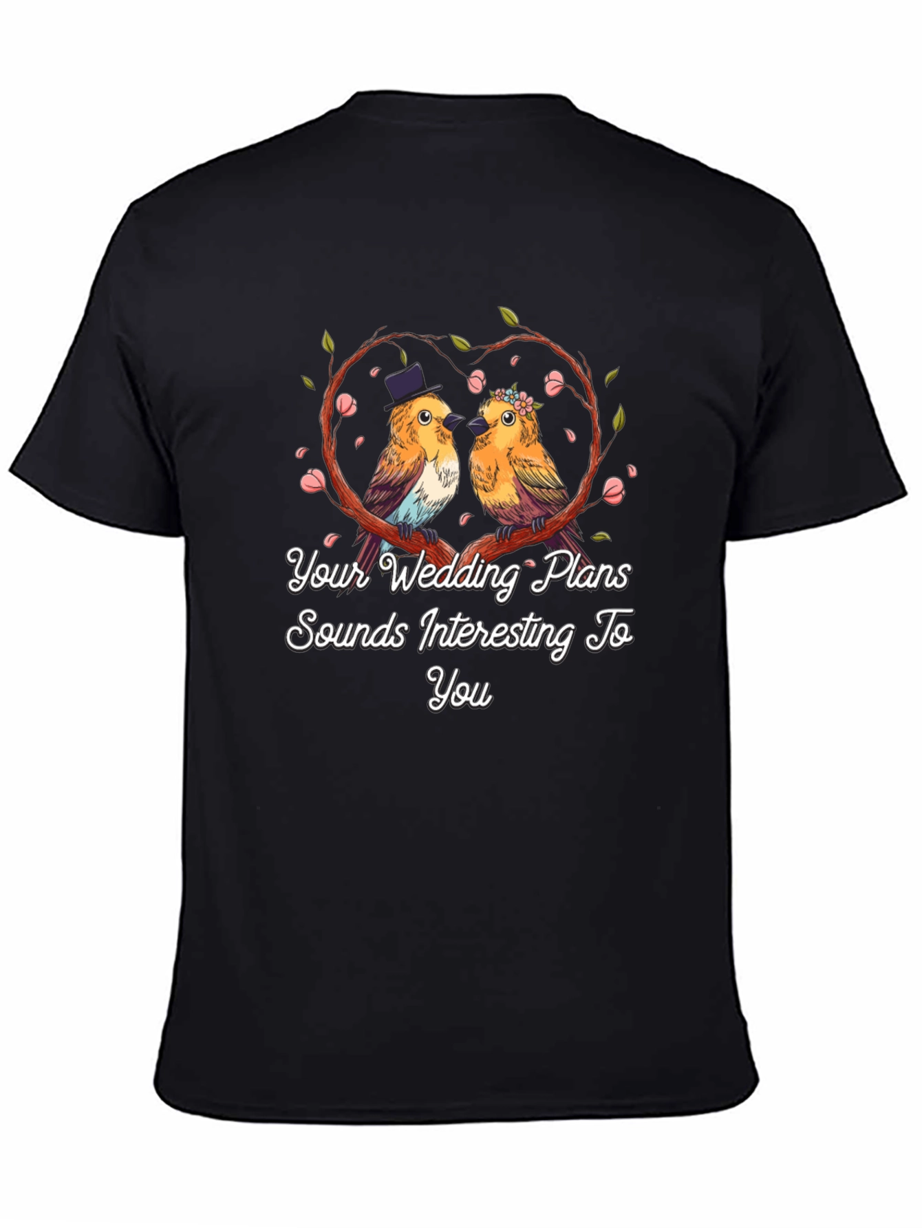 Wedding Bird T-Shirt: Cute Couple Tee