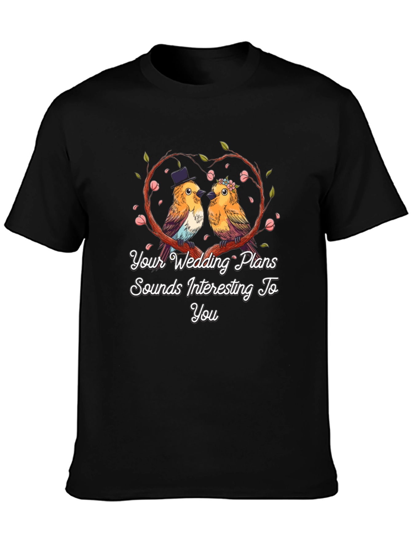 Wedding Bird T-Shirt: Cute Couple Tee