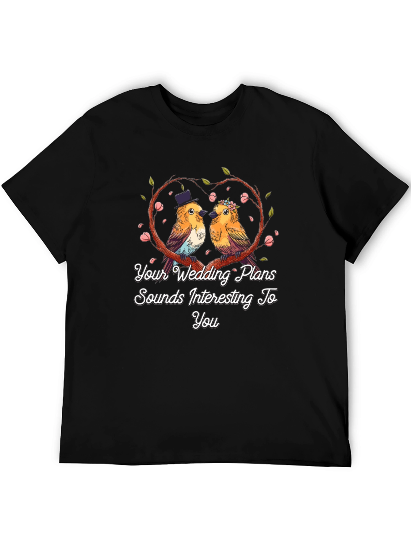 Wedding Bird T-Shirt: Cute Couple Tee