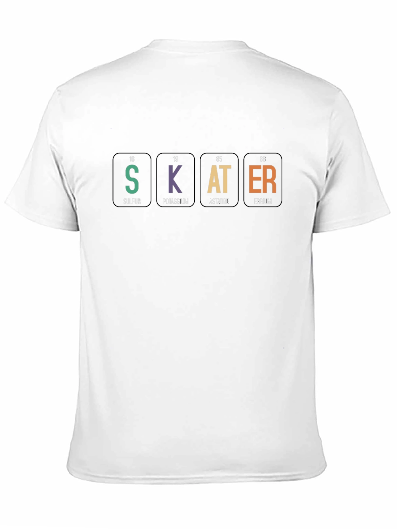 Periodic Table SKATER T-Shirt - Science Skateboard Tee