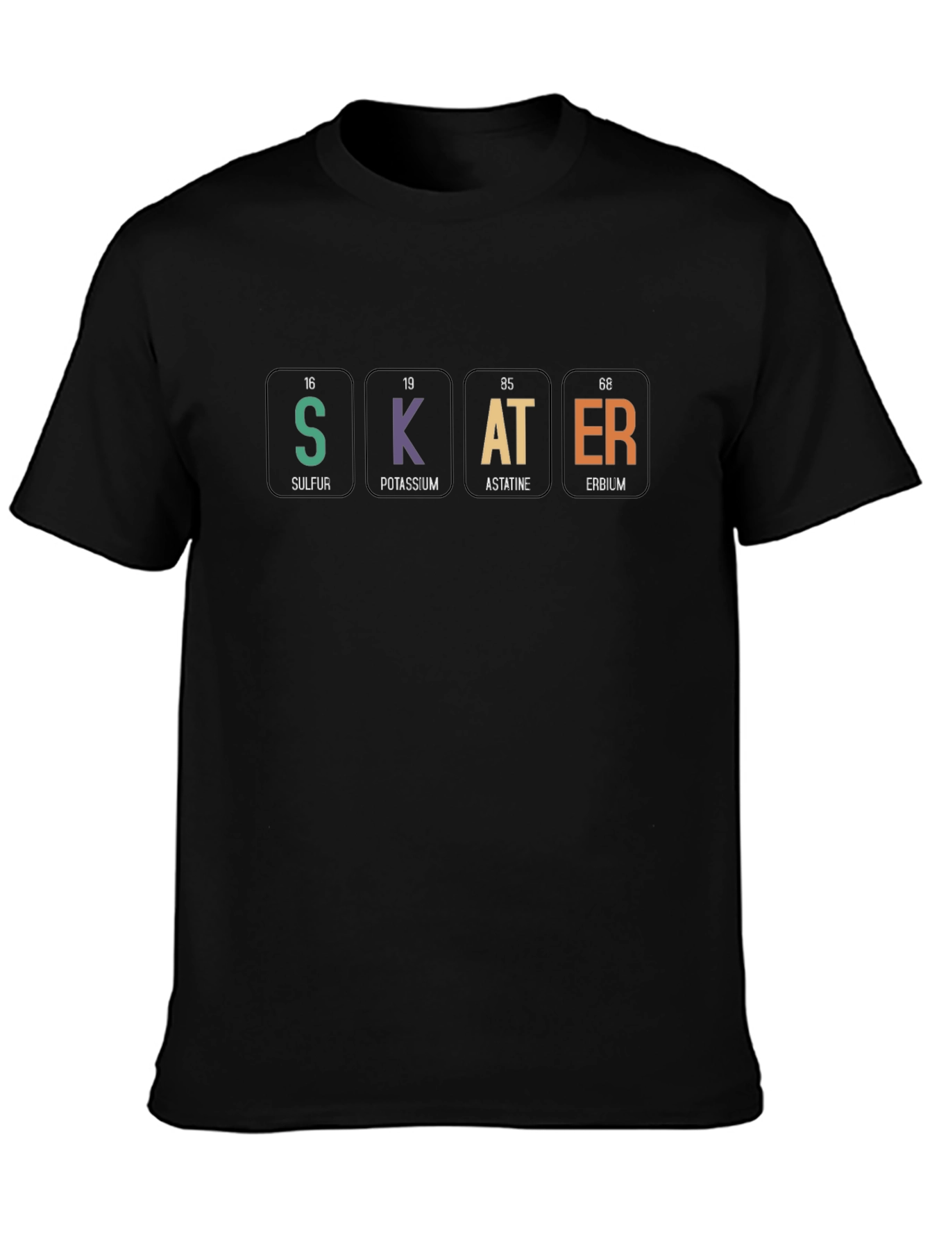 Periodic Table SKATER T-Shirt - Science Skateboard Tee