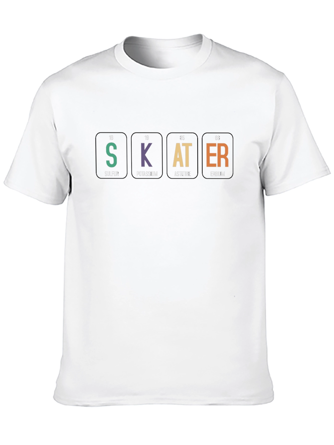 Periodic Table SKATER T-Shirt - Science Skateboard Tee
