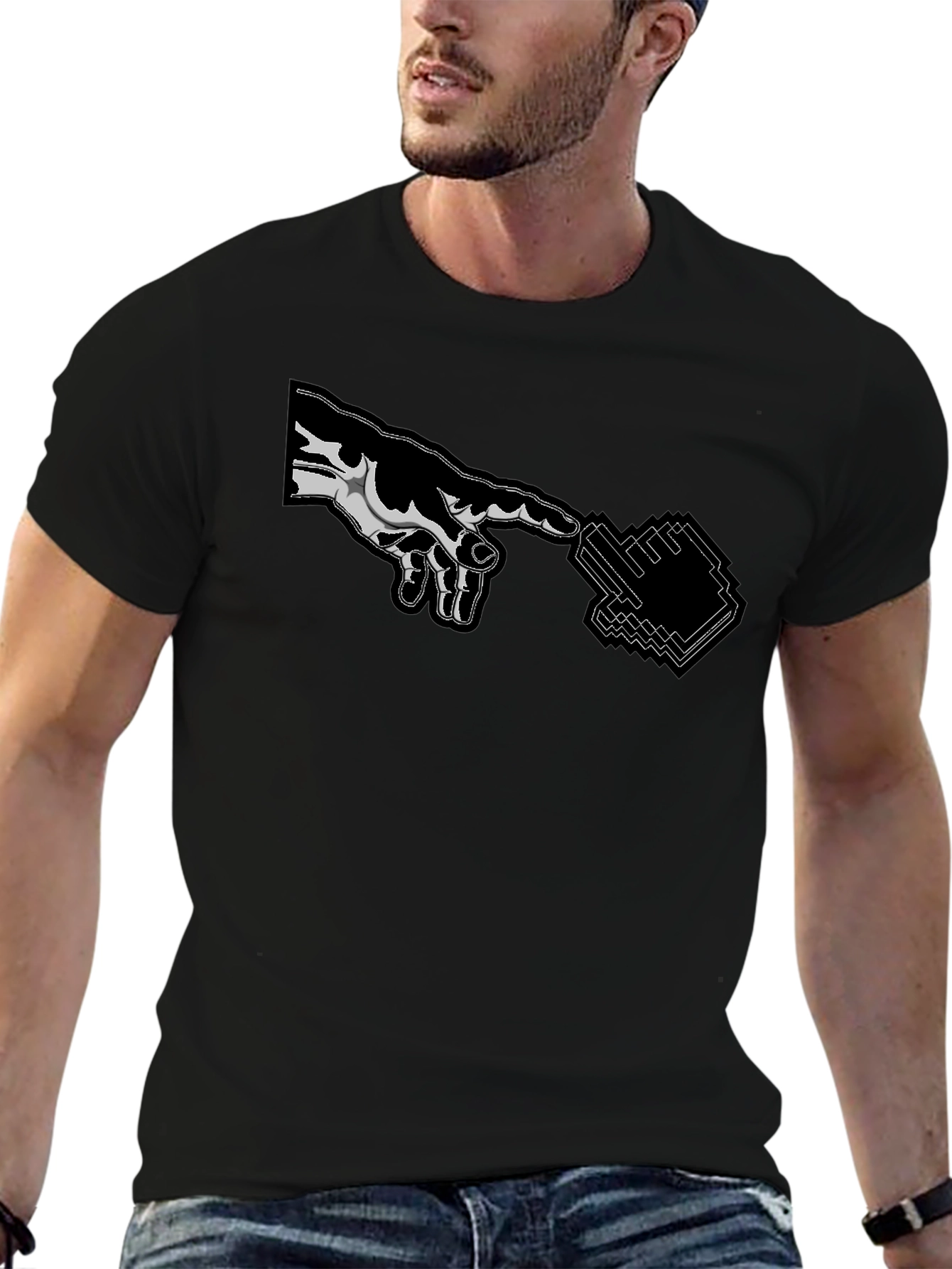 Creation of Adam Parody T-Shirt