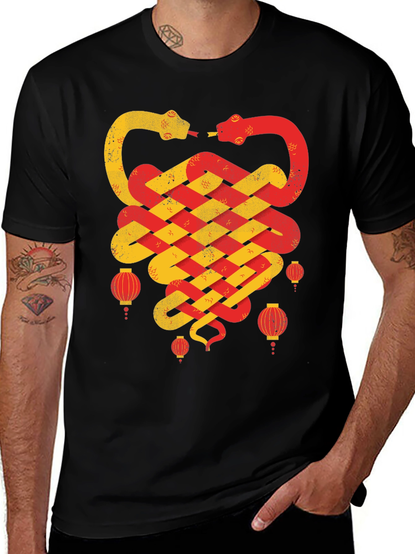 Chinese New Year Snake Lantern T-Shirt
