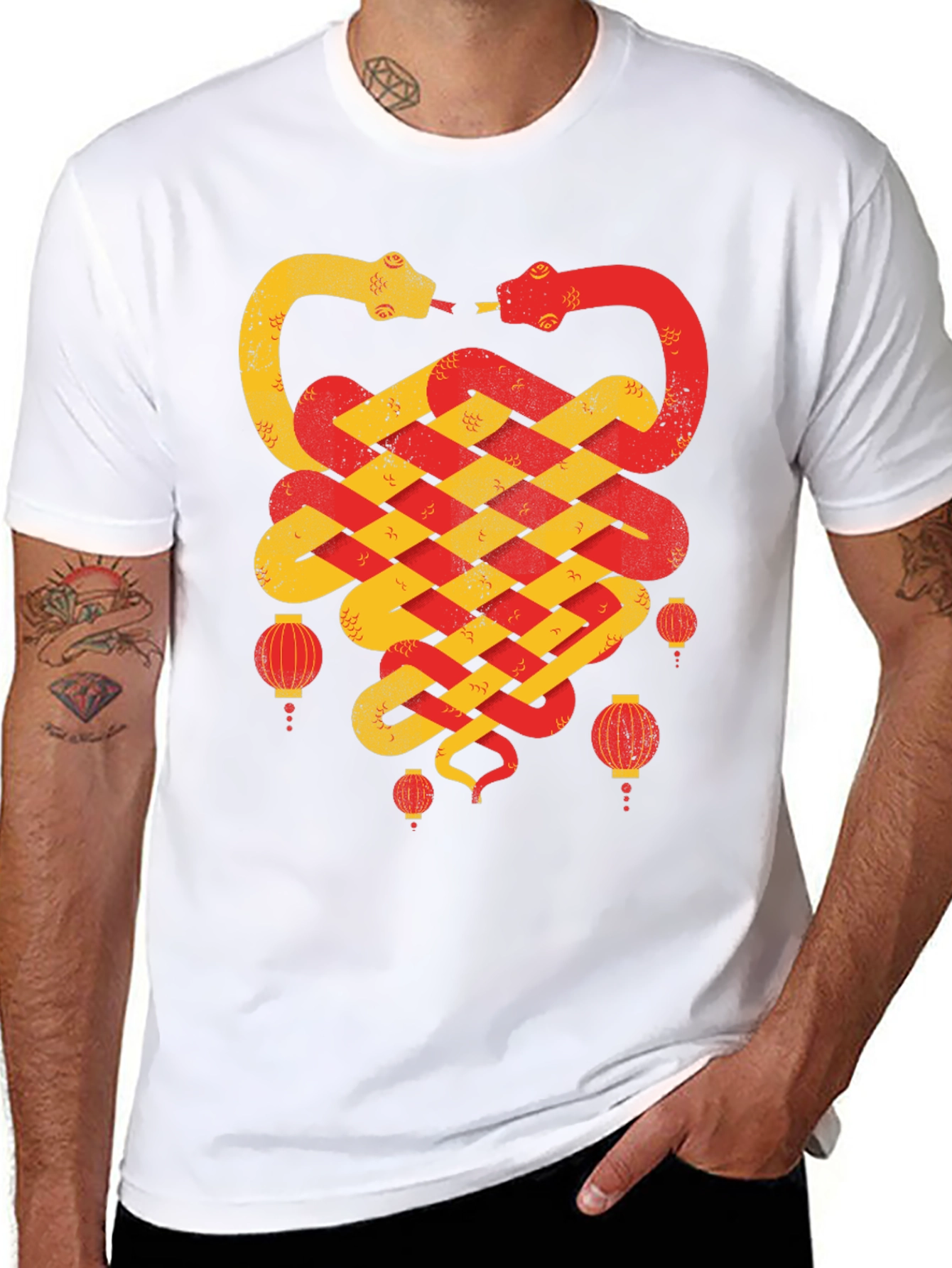 Chinese New Year Snake Lantern T-Shirt