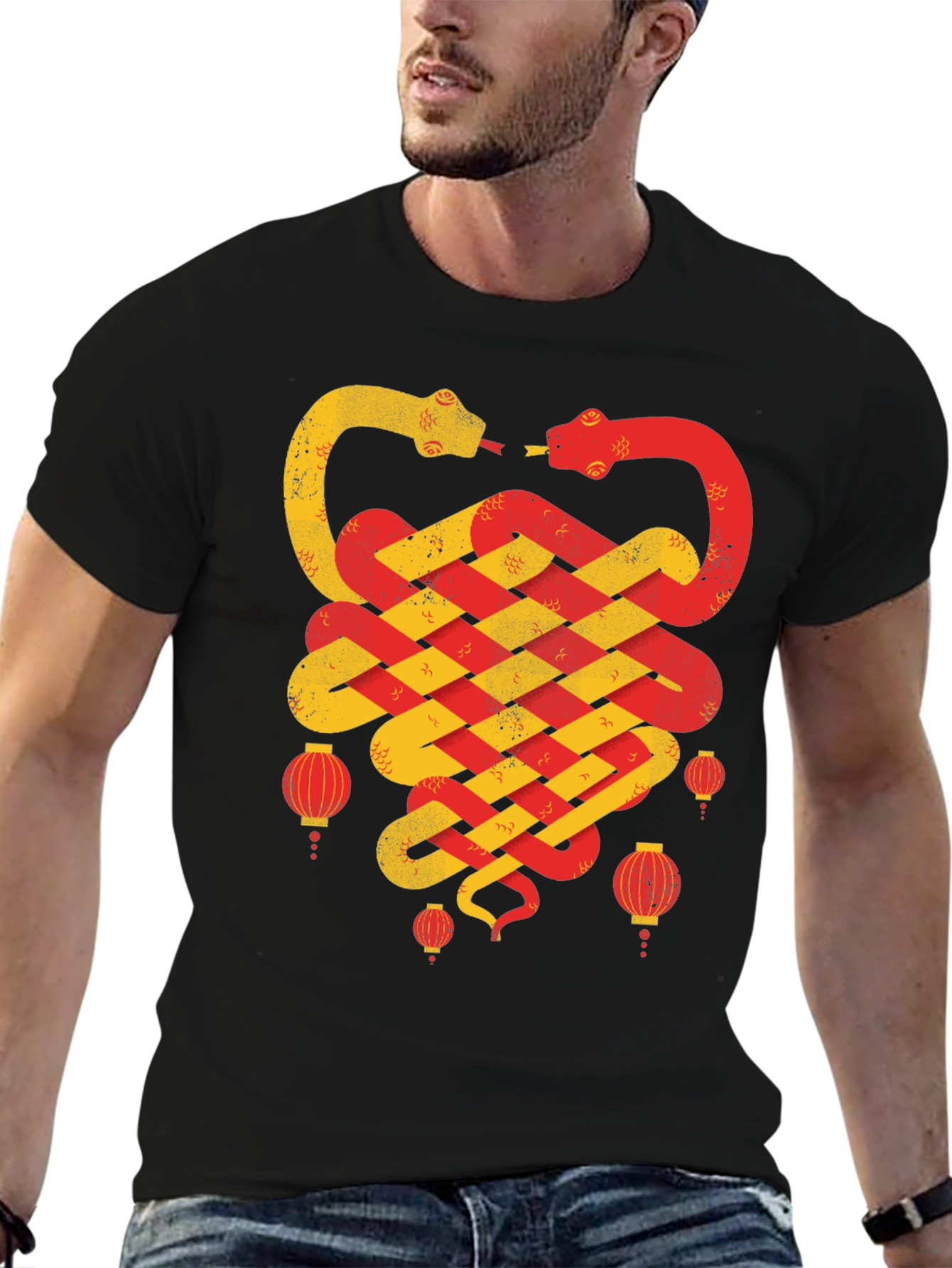 Chinese New Year Snake Lantern T-Shirt