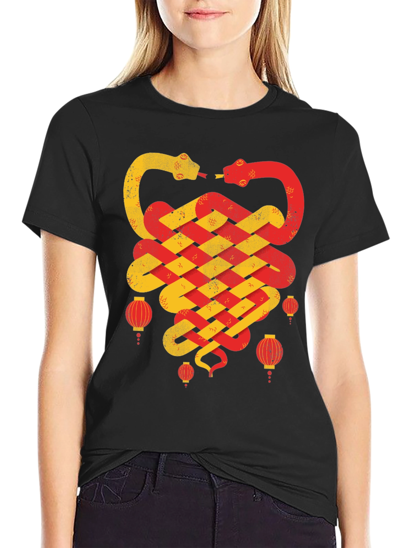 Chinese New Year Snake Lantern T-Shirt