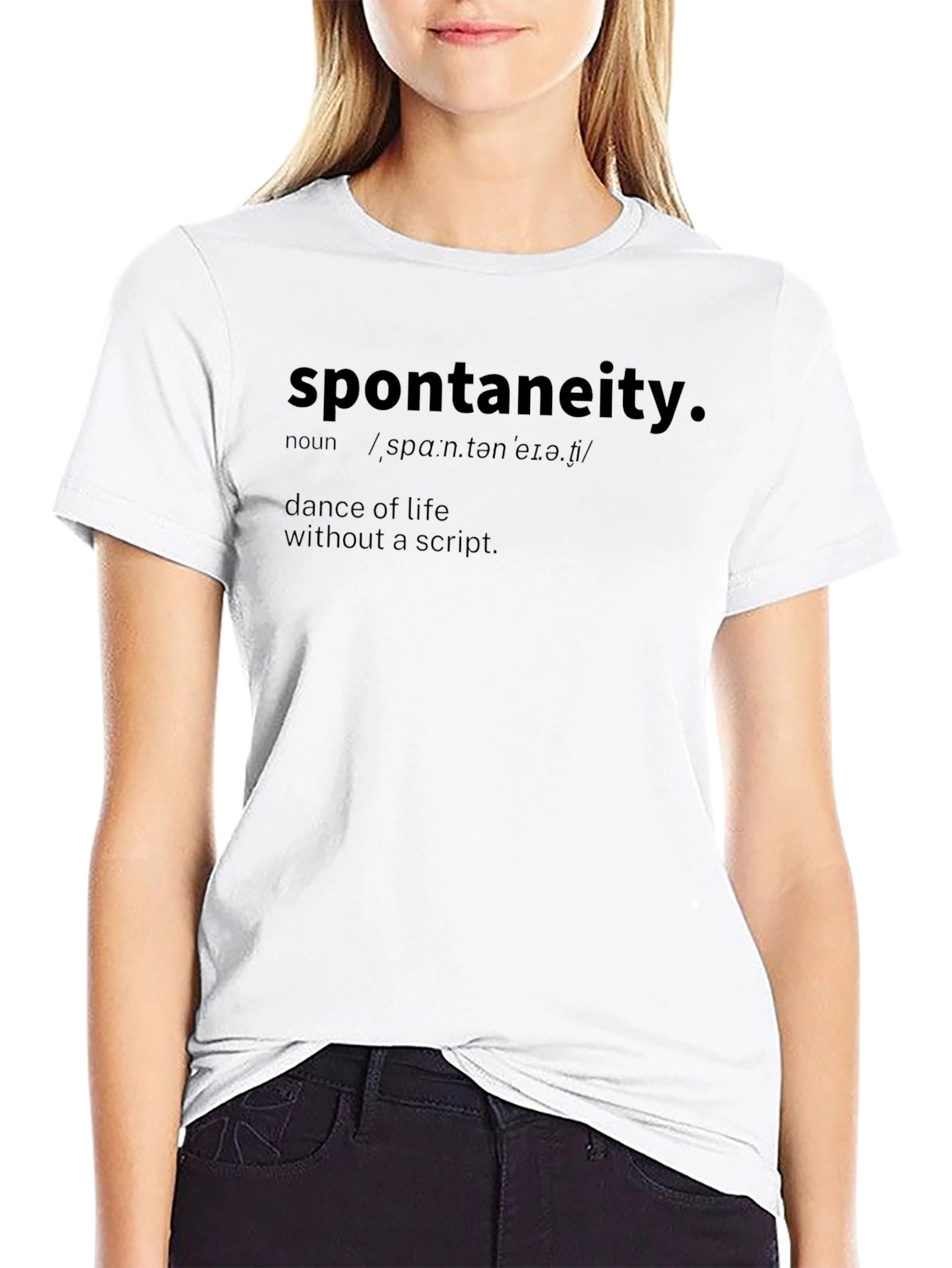 Spontaneity Definition Graphic T-Shirt